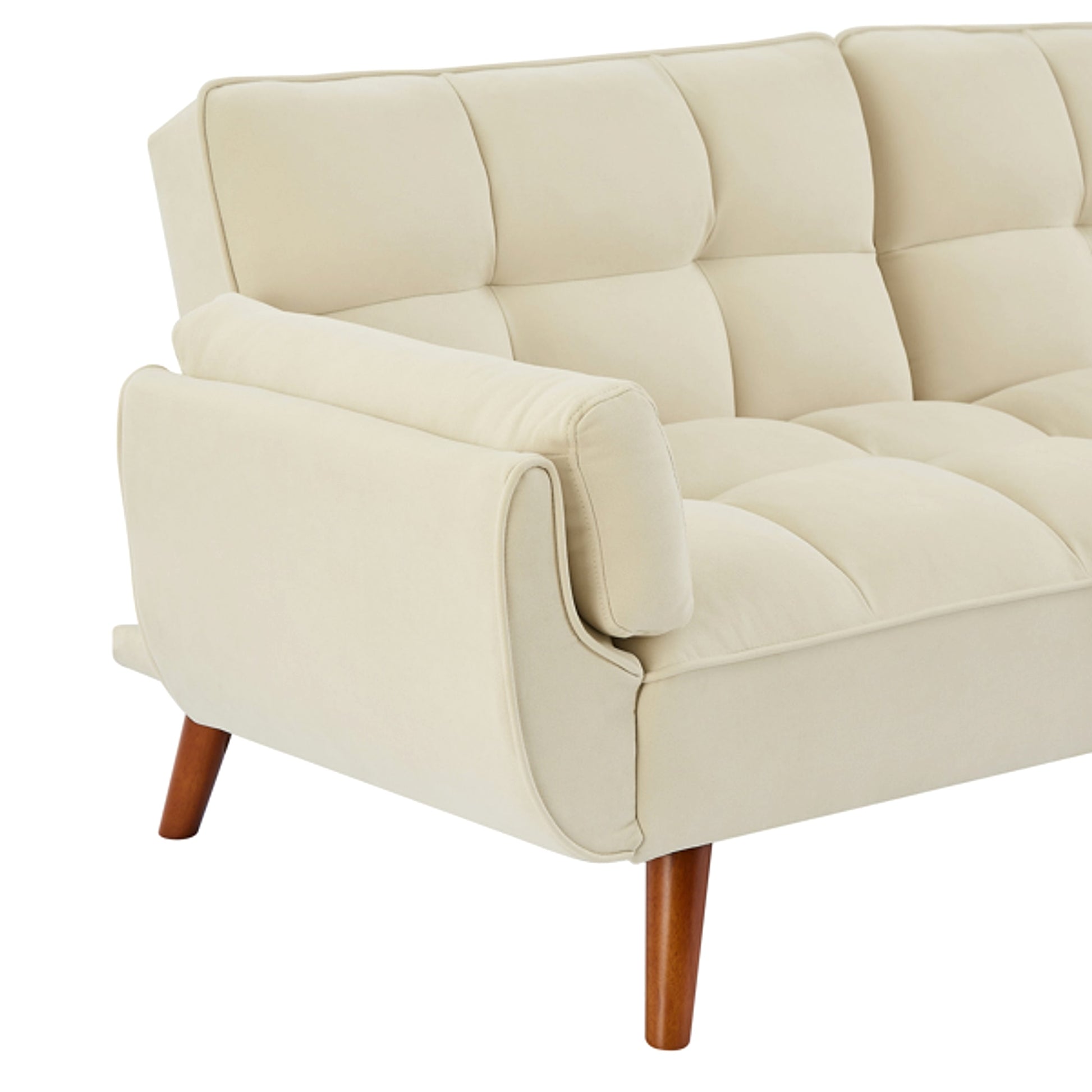 LuneluX – Adjustable Linen Sofa Chair (Beige) - enhanced image 9