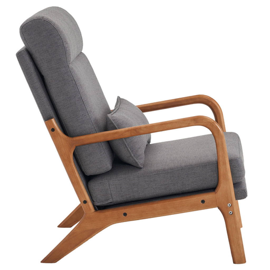 LuneluX_Home – Scandinavian Lounge Chair (Dark Gray) - enhanced image 9