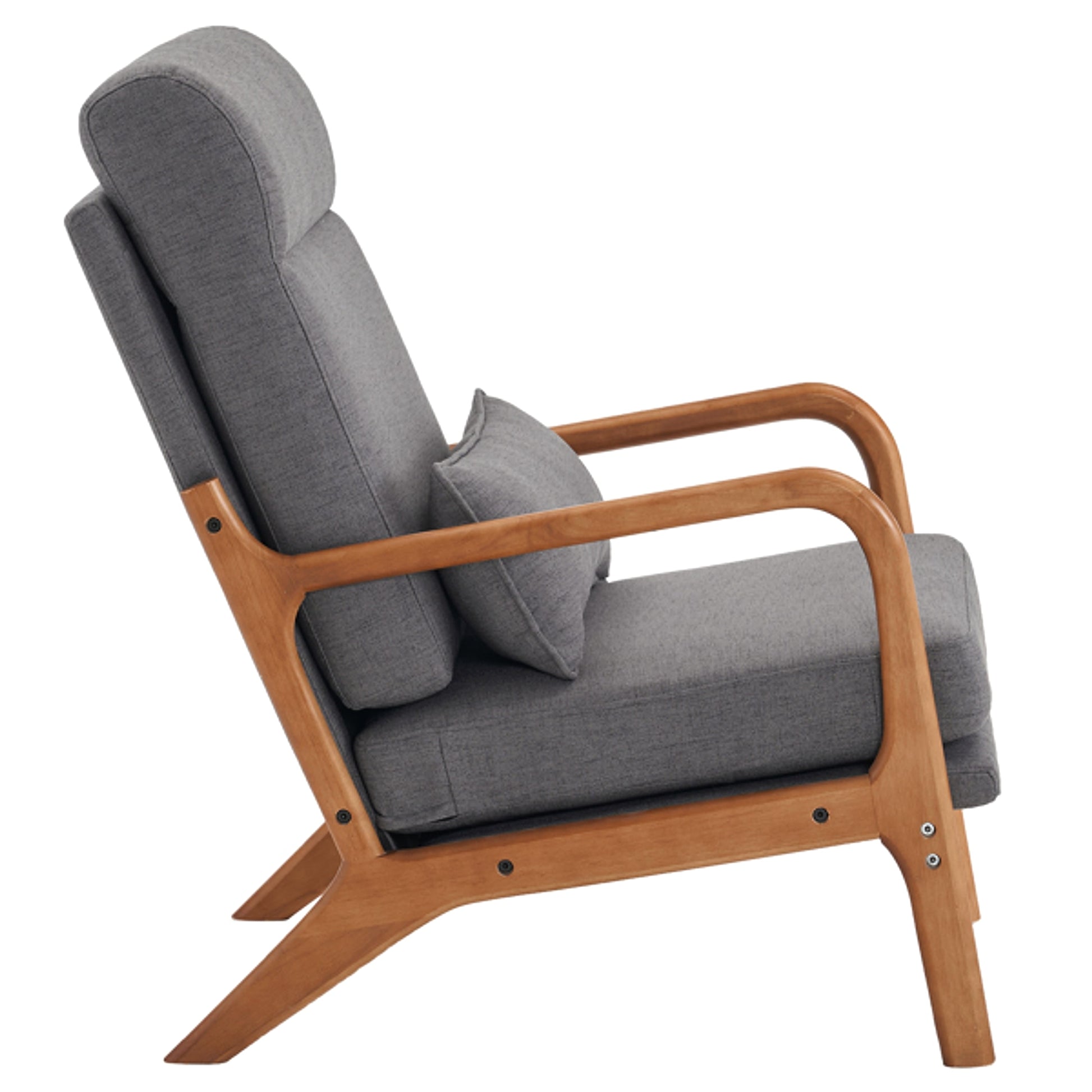 LuneluX_Home – Scandinavian Lounge Chair (Dark Gray) - enhanced image 9