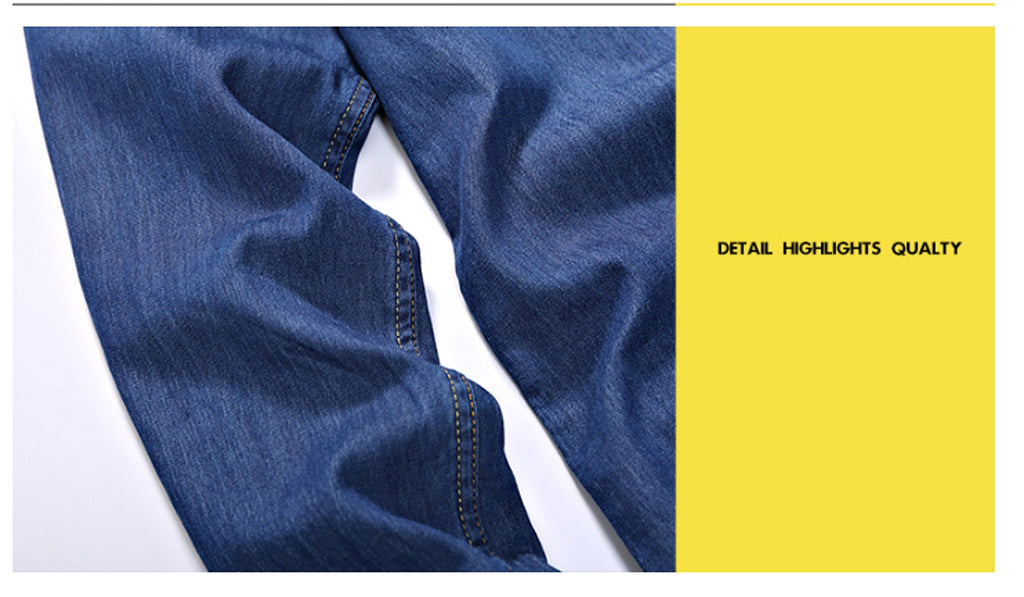 Men's Slim Fit Denim Long Sleeve DressShirt - enhanced image 9