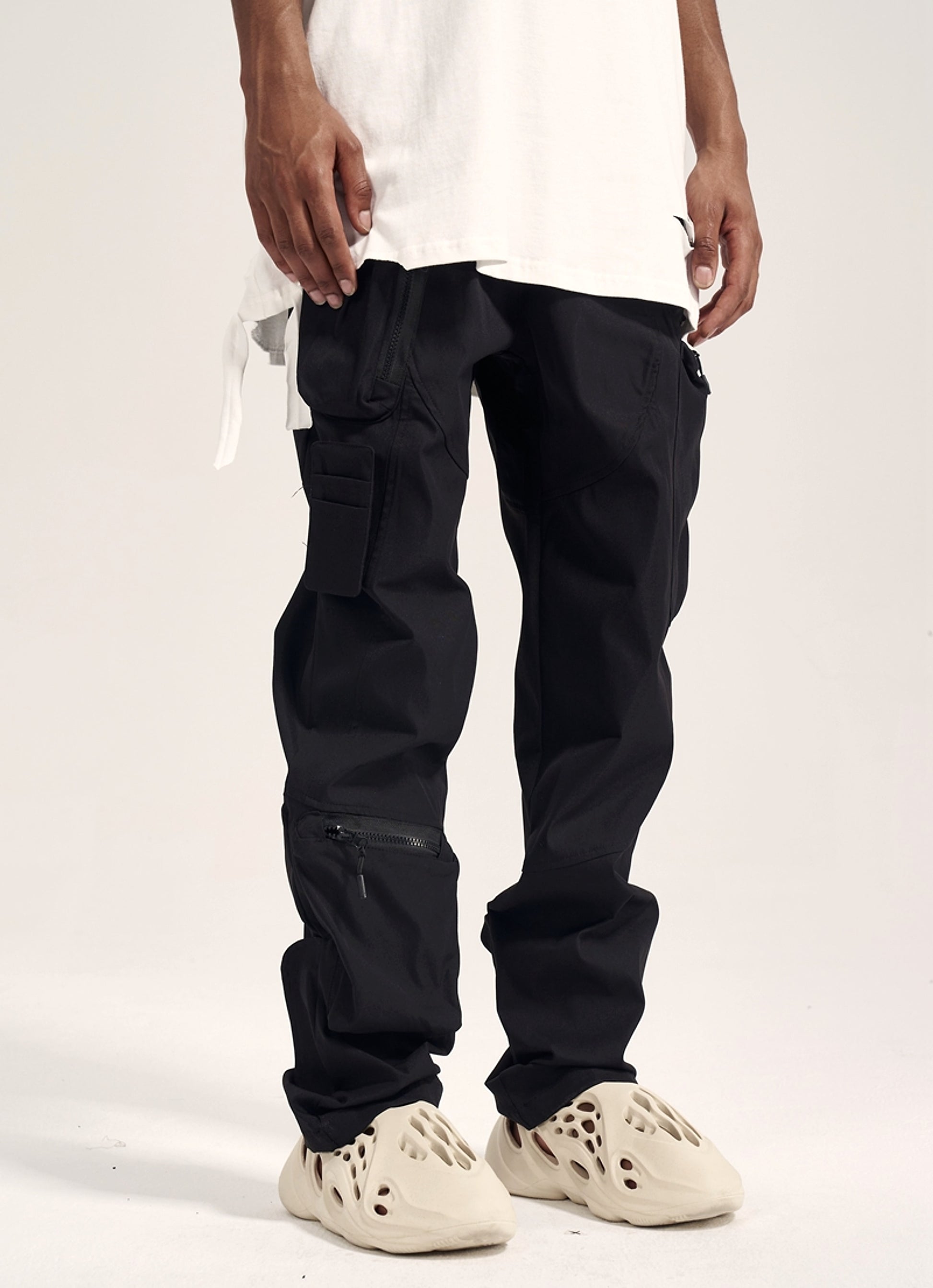 Multi-pocket Hook And Loop Chaopai Sports Casual Pants Men - enhanced image 9