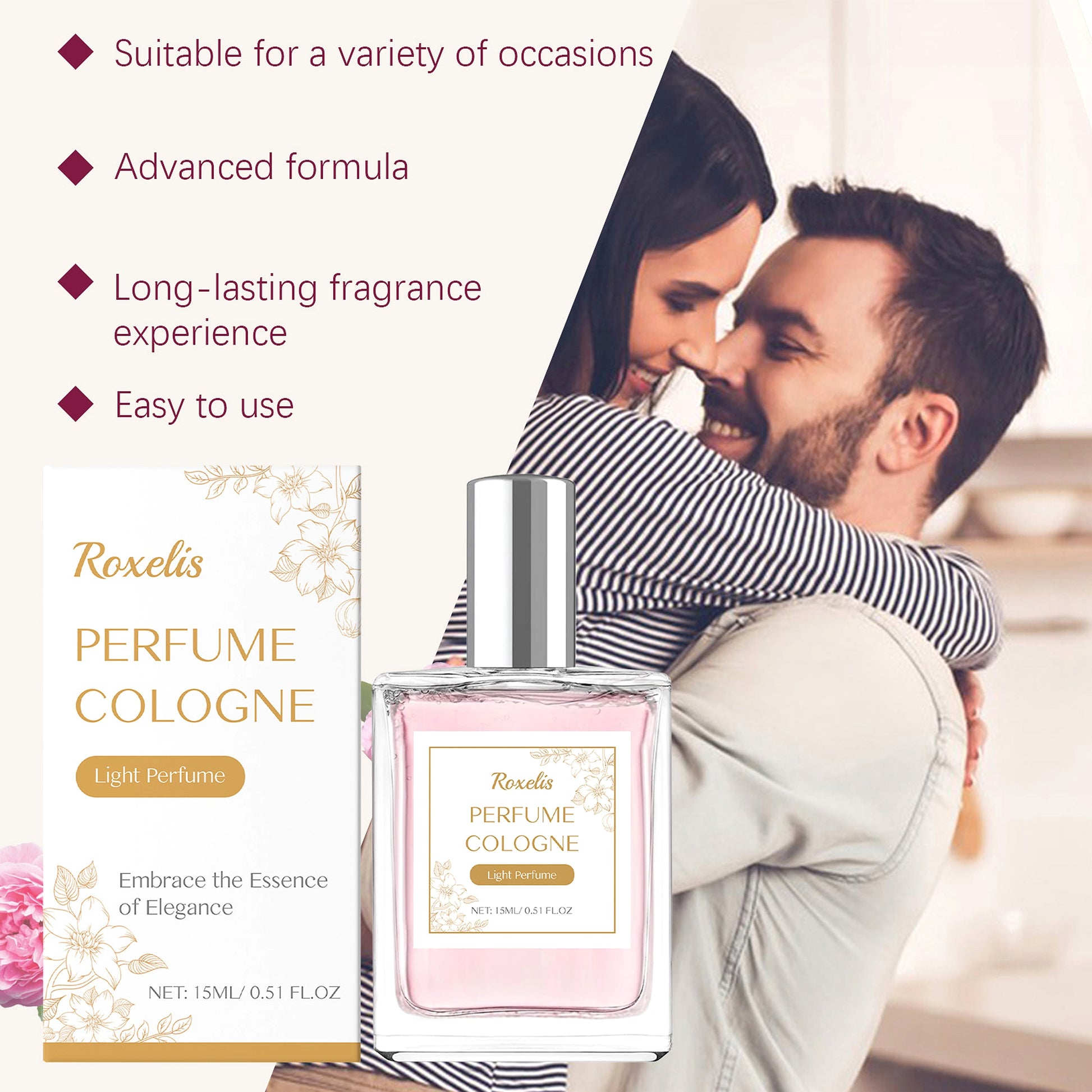 Natural Long Lasting Fragrance Elegant Back-of-ear Wrist Daily Niche Couple Dating Perfume - enhanced image 9