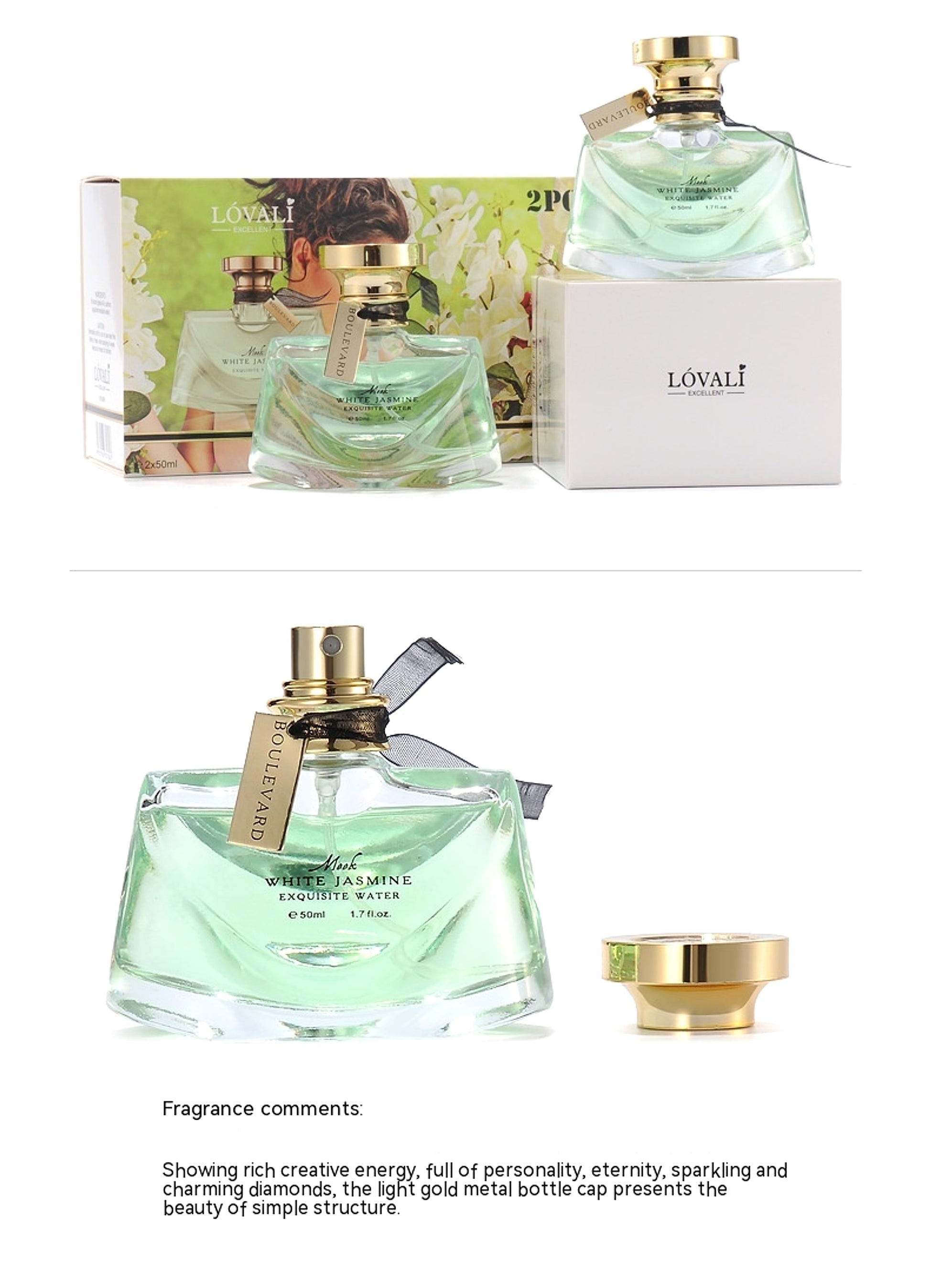 Night Jasmine Perfume Long-lasting Light Perfume 50mL Floral Fruit Tone - enhanced image 9