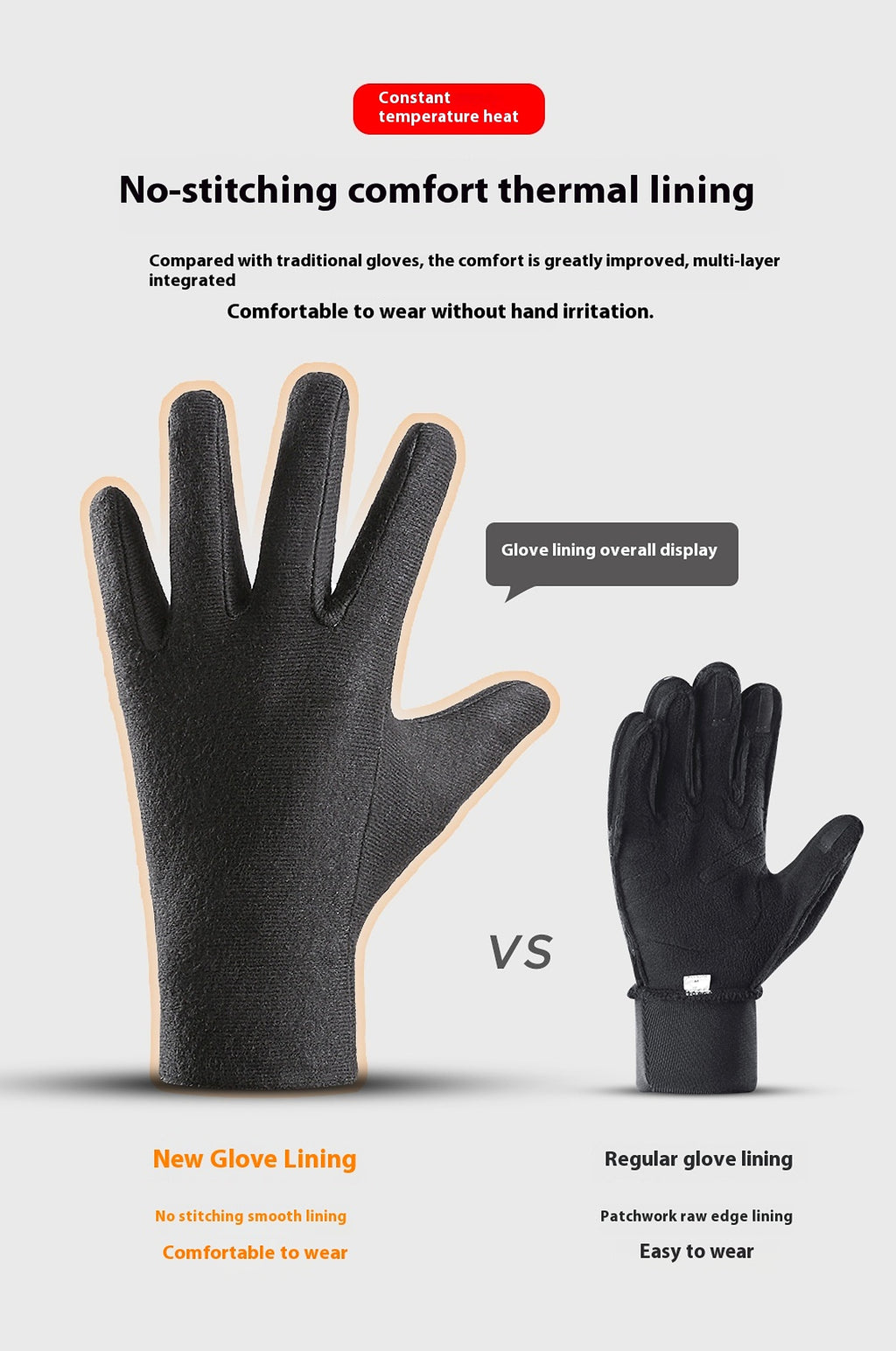 Outdoor Non-slip Cold Velvet Wear-resistant Gloves - enhanced image 9