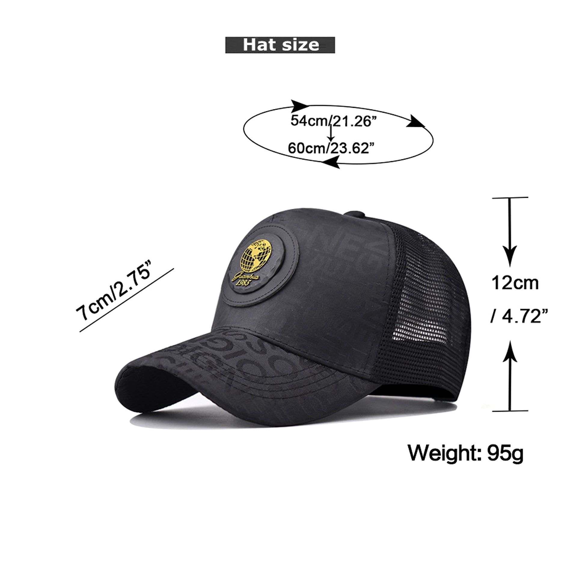 Personality Trend Retro Alphabet Baseball Cap - enhanced image 9
