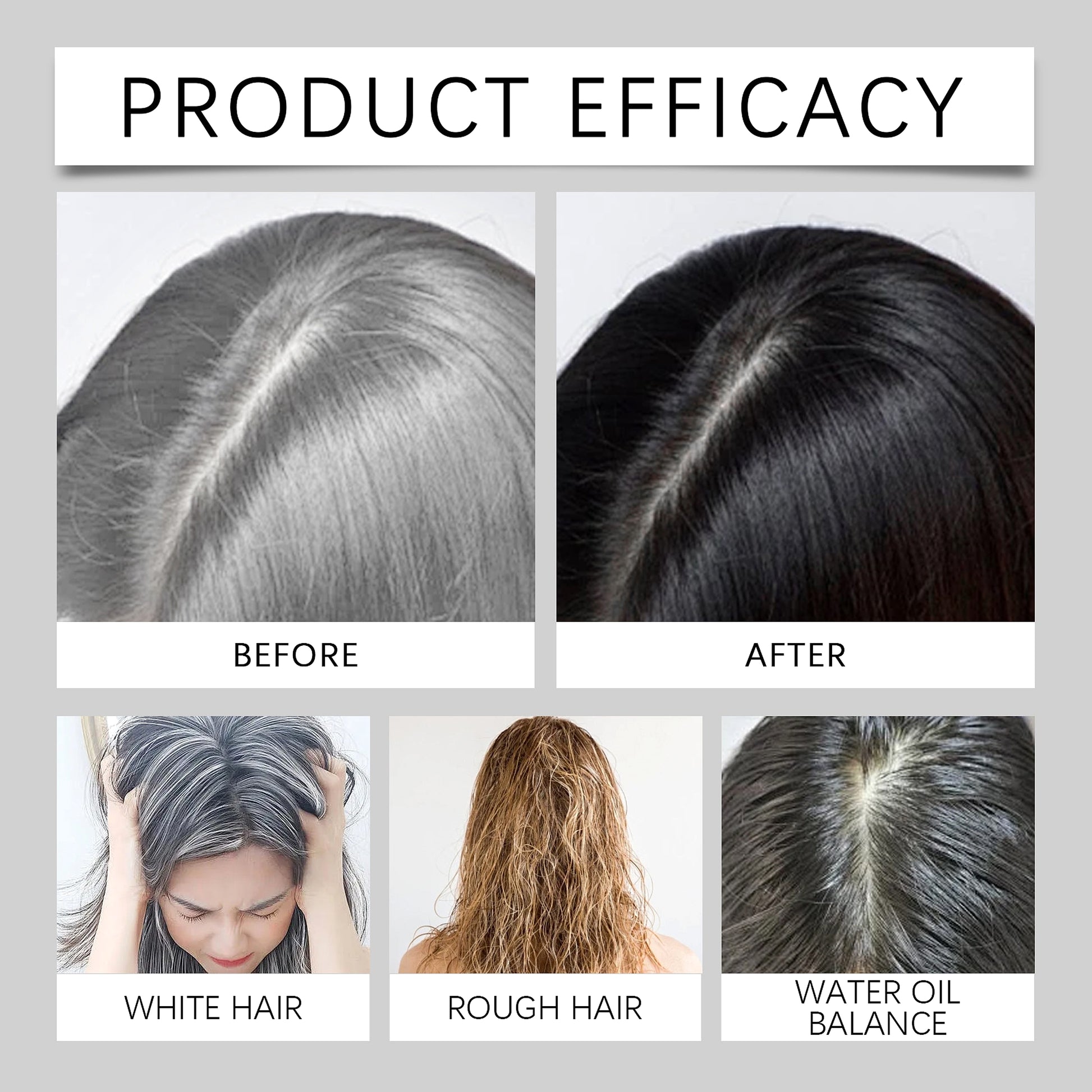 Plant Extract Color Shampoo | Gentle Dyeing with Scalp Care - enhanced image 9
