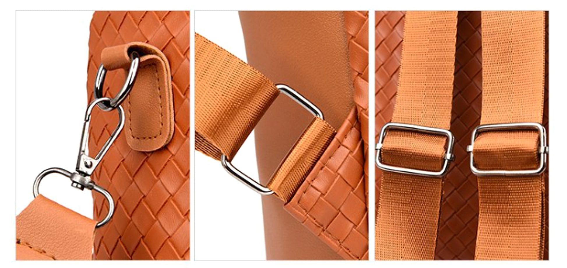ALLFASHION™ – BohoMetro Woven Leather Backpack - enhanced image 9