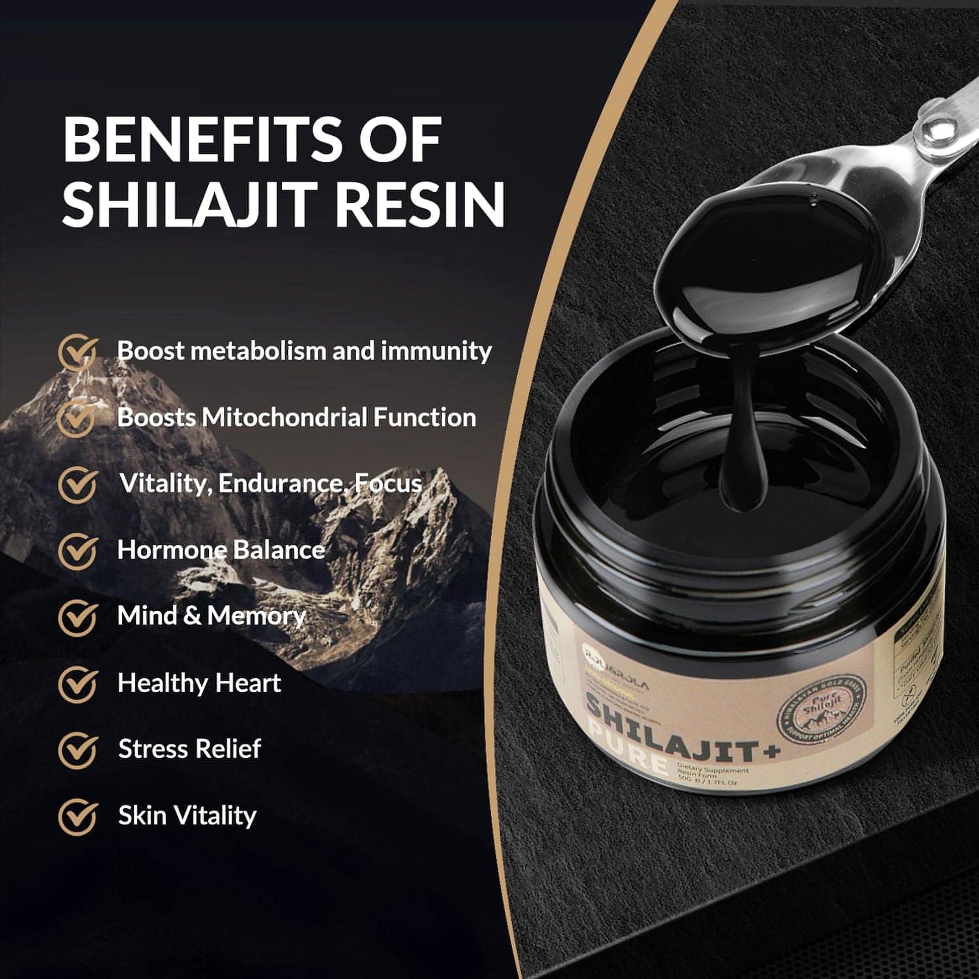 ROLI&ROLA Shilajit Resin 50g - enhanced image 9