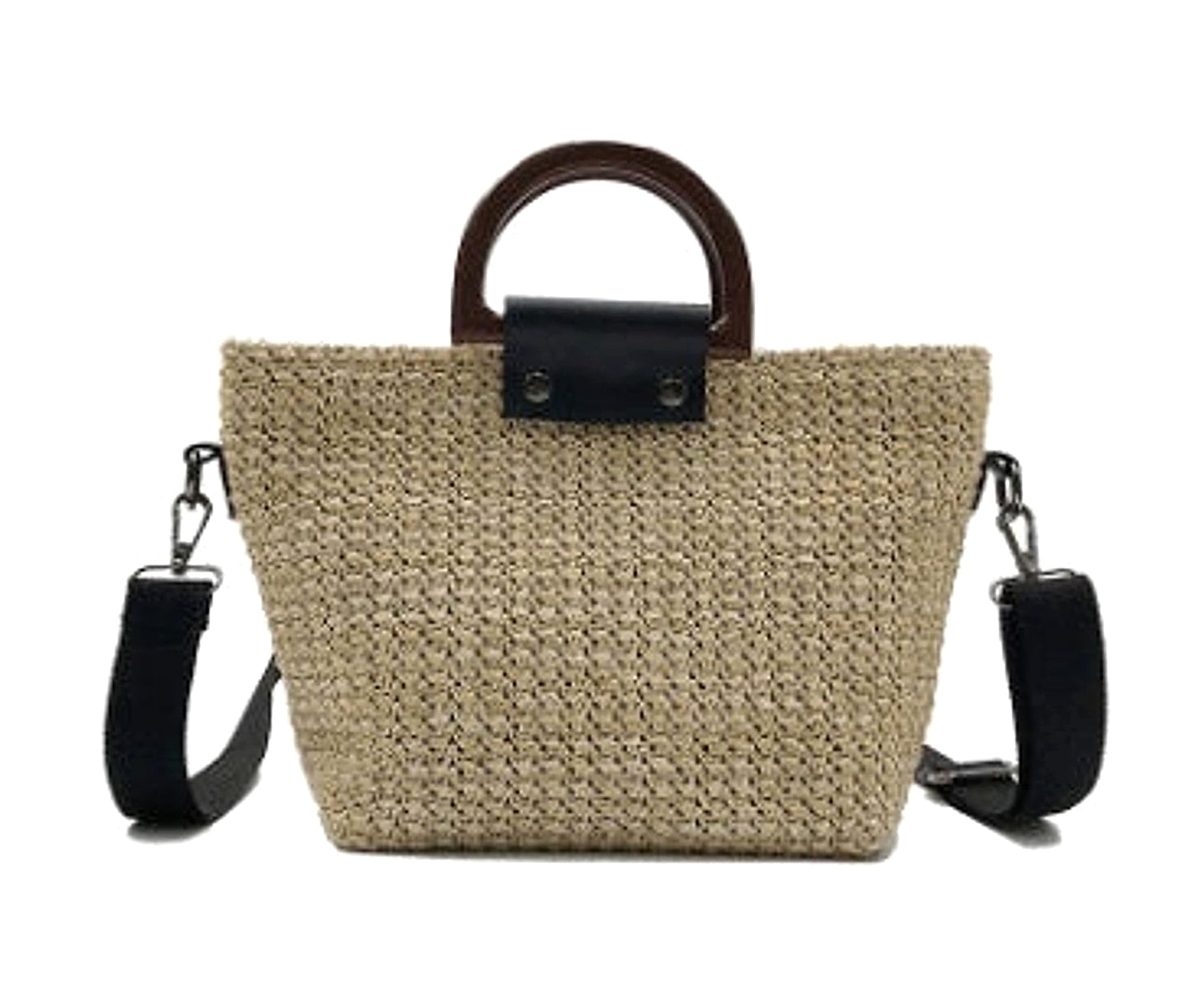 SolunaWeave™ – Simple Straw Utility Tote - enhanced image 9