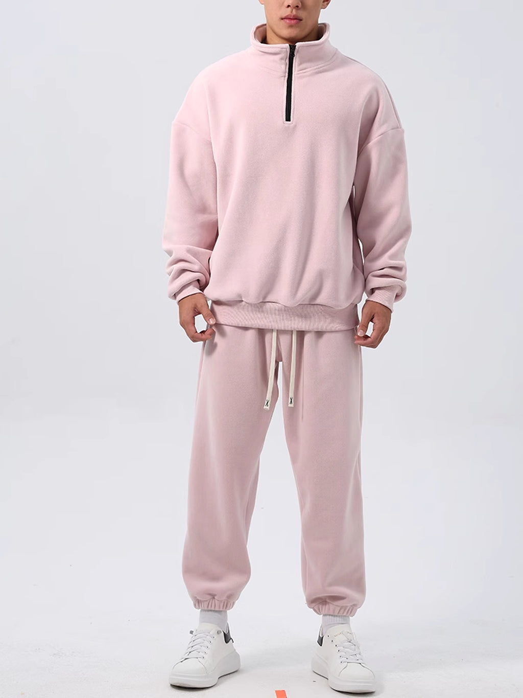 Men's Fleece Tracksuit – Wide Fit, Ultimate Comfort - enhanced image 9
