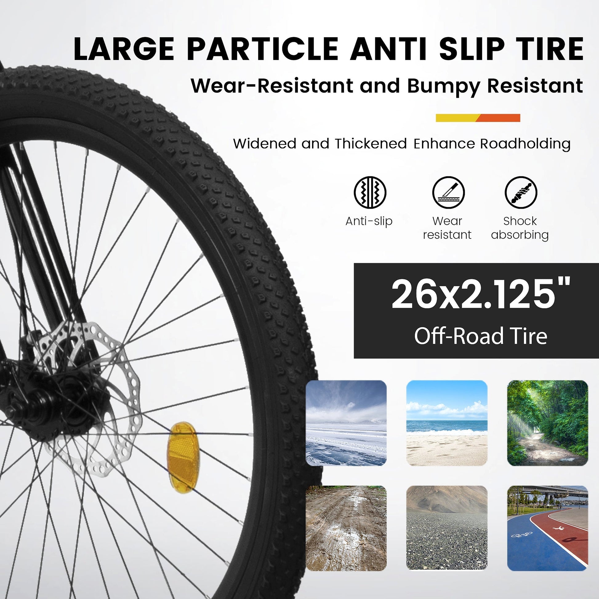 TerraRush™ – 26" Mountain Bike with Shock Absorber & 21-Speed Gear - enhanced image 9