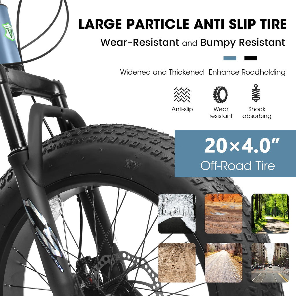 VeloCore™ – 20-Inch Fat Tire Mountain Bike - enhanced image 9