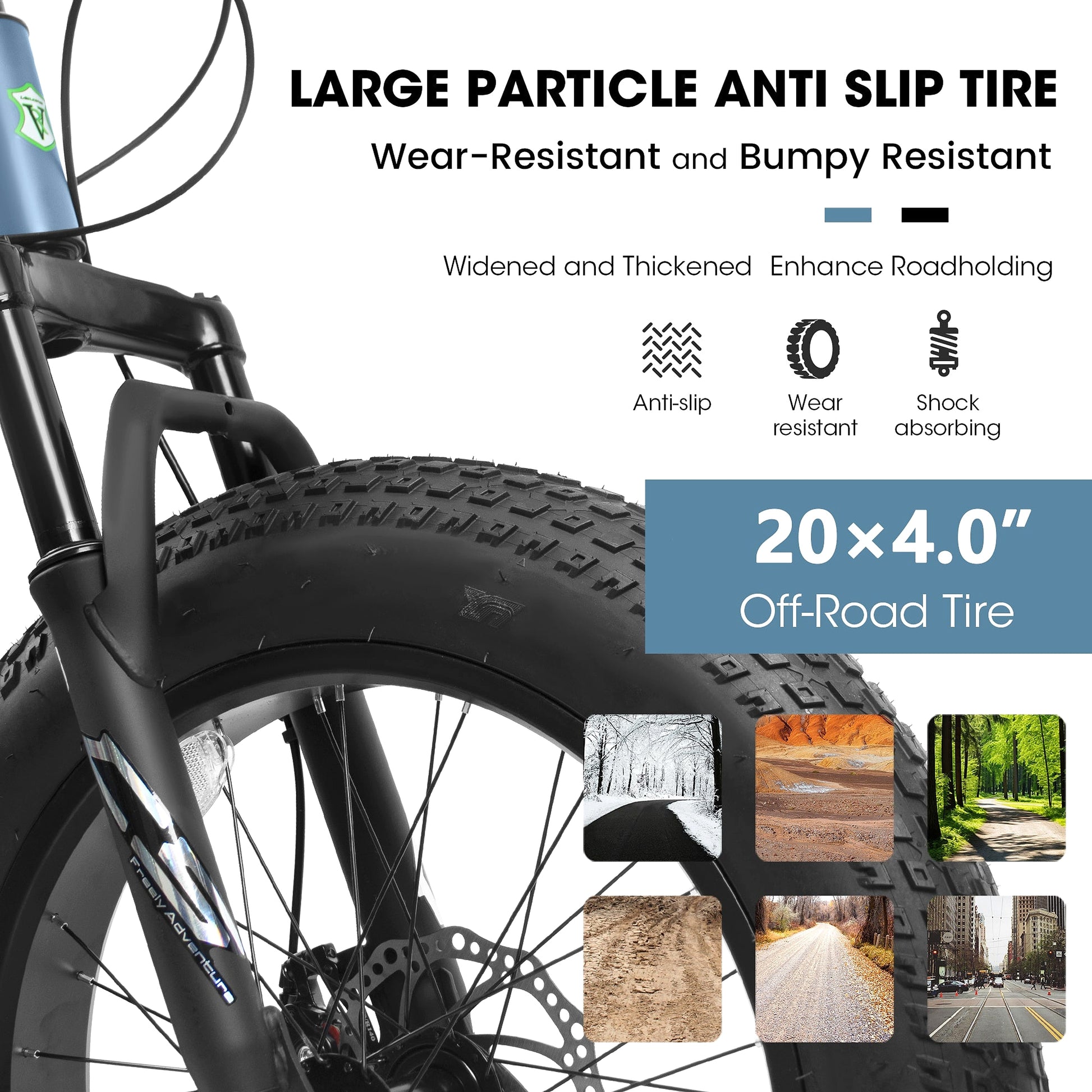 VeloCore™ – 20-Inch Fat Tire Mountain Bike - enhanced image 9