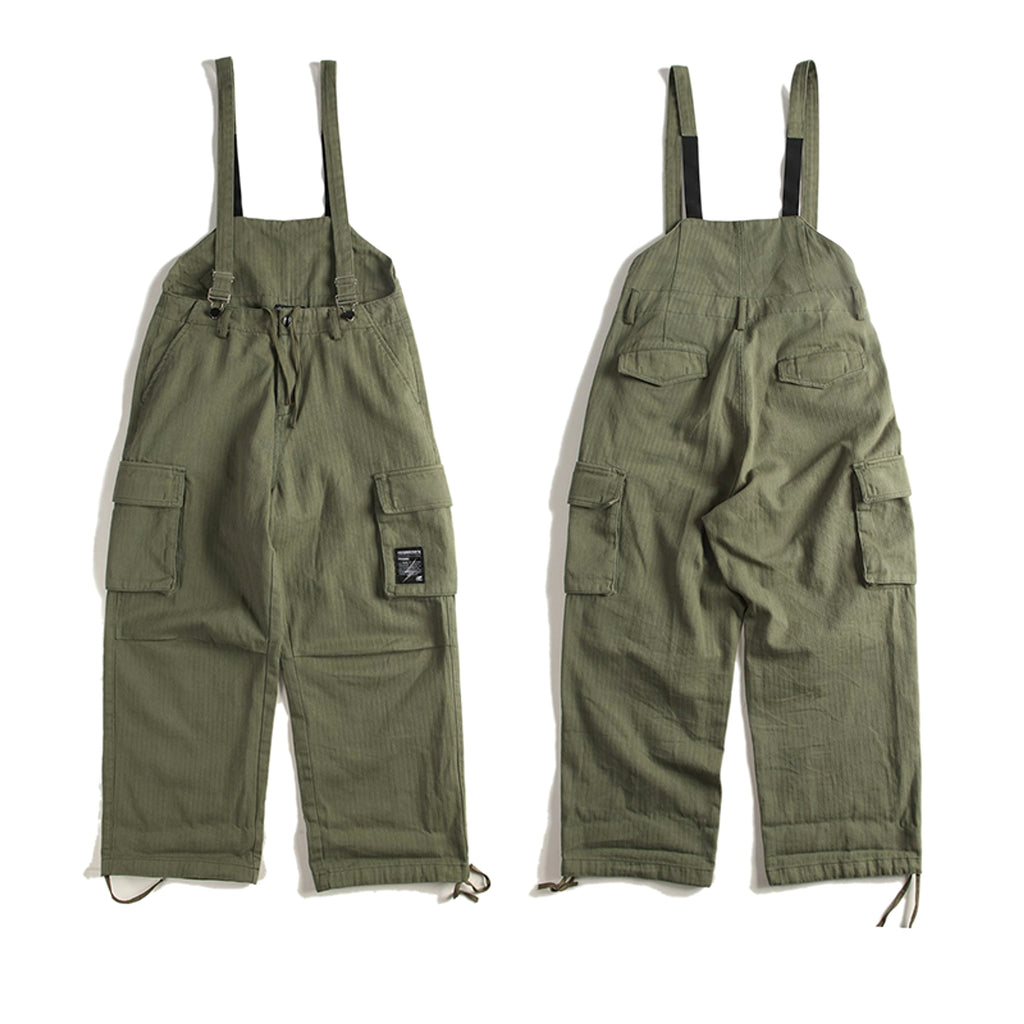 Vintage Loose Fitting Overalls - enhanced image 9