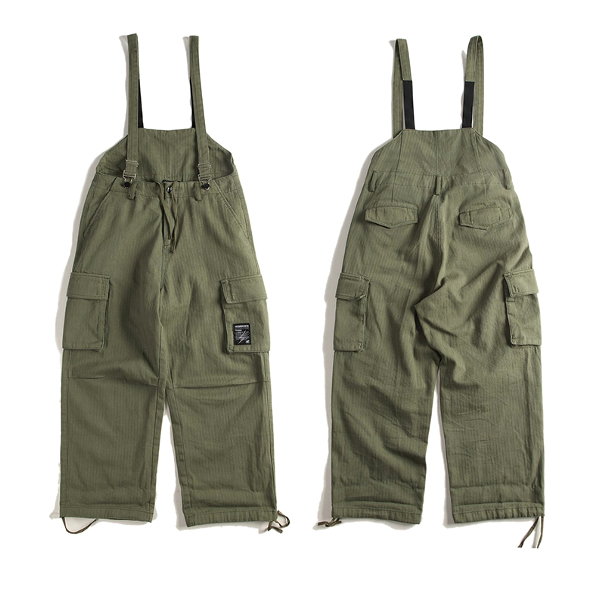 Vintage Loose Fitting Overalls - enhanced image 9