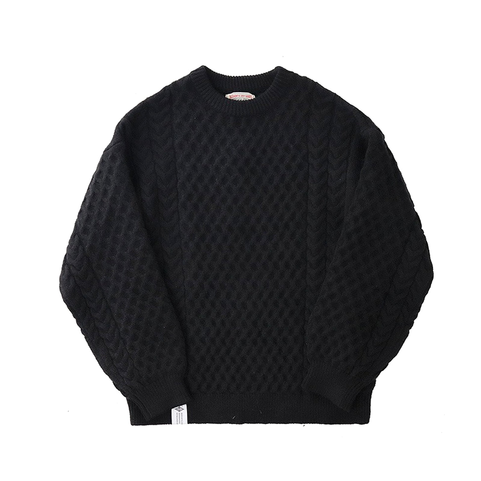 Winter Thickened Knitting Retro Lantern Sleeve Plus Size Loose Casual Sweater - enhanced image 9