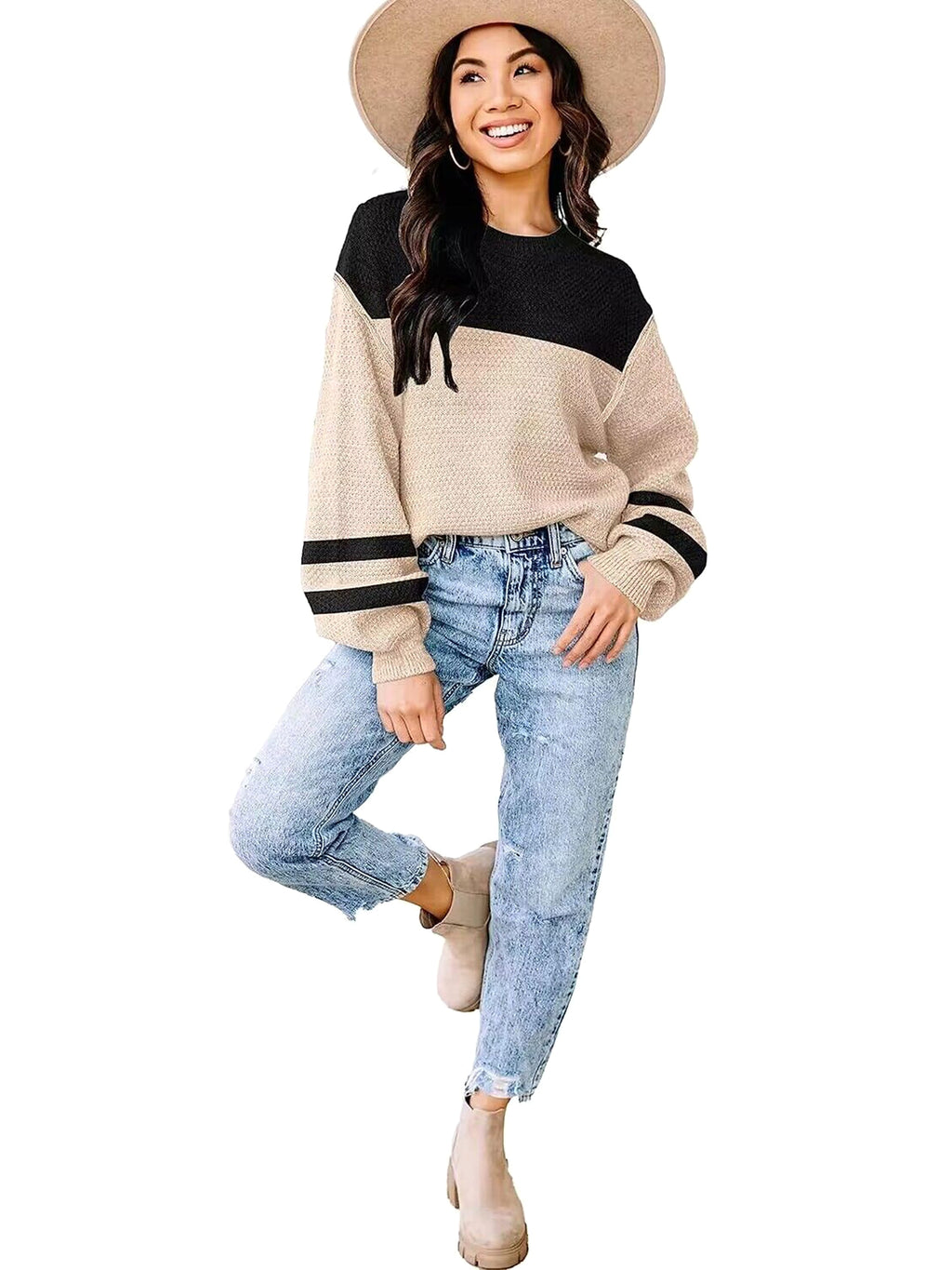 A.1 Women Loose Casual Sweater - enhanced image 9