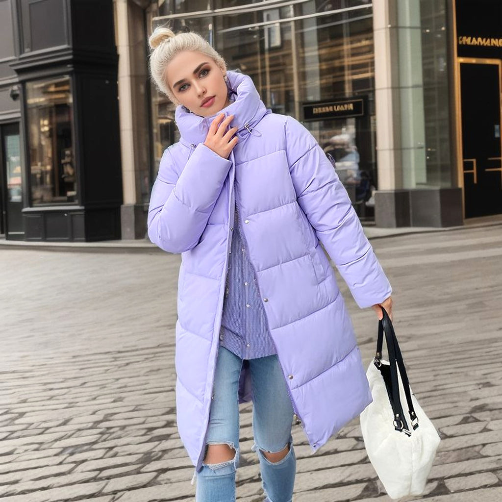 Women's Fashion Casual Loose All-match Down Cotton Clothing Cotton Jacket - enhanced image 9