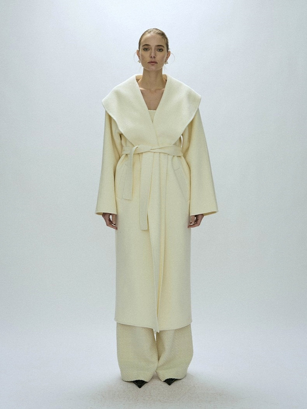 Women's Fashion Double-sided Wool Overcoat Coat - enhanced image 9