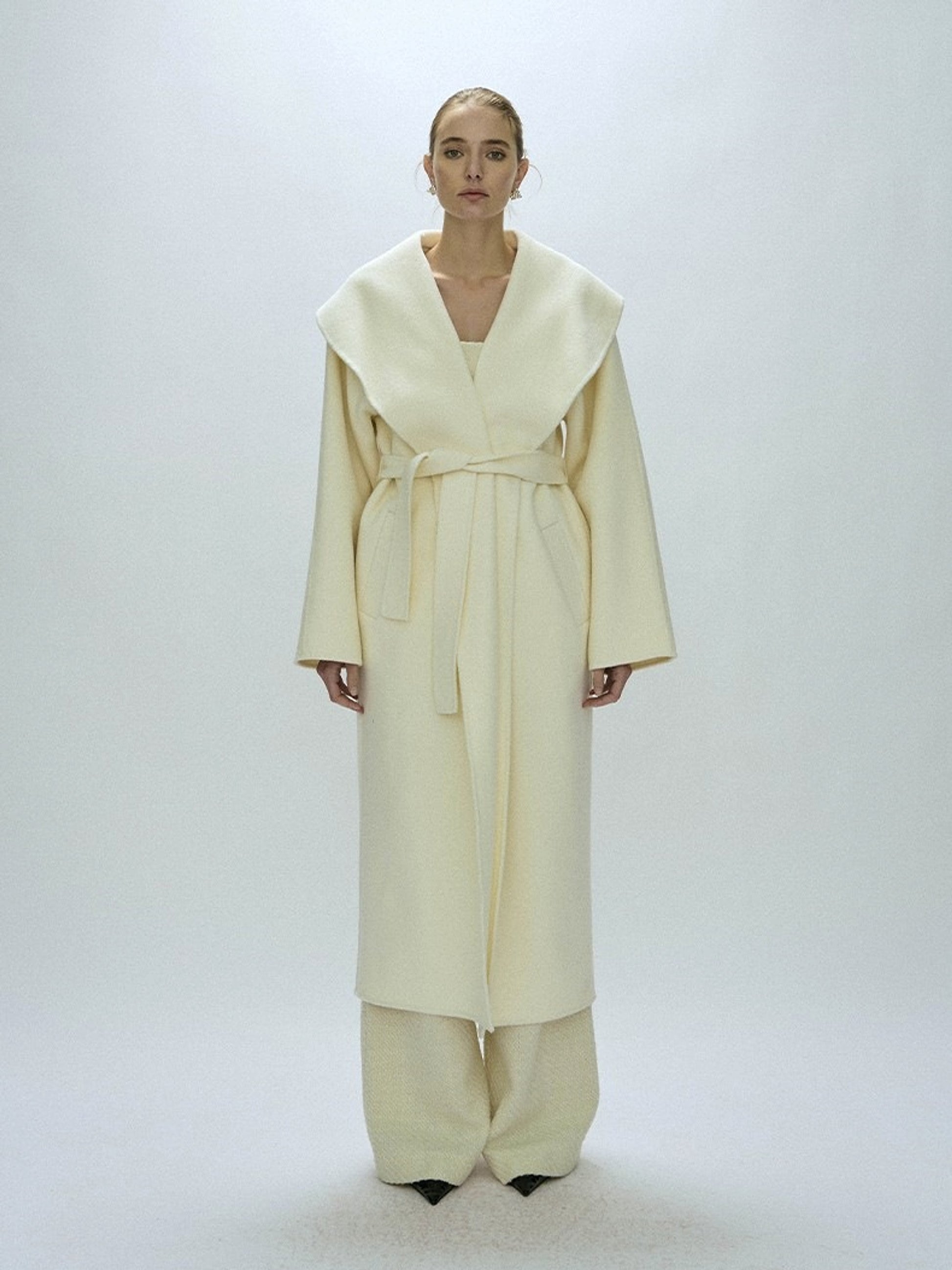 Women's Fashion Double-sided Wool Overcoat Coat - enhanced image 9