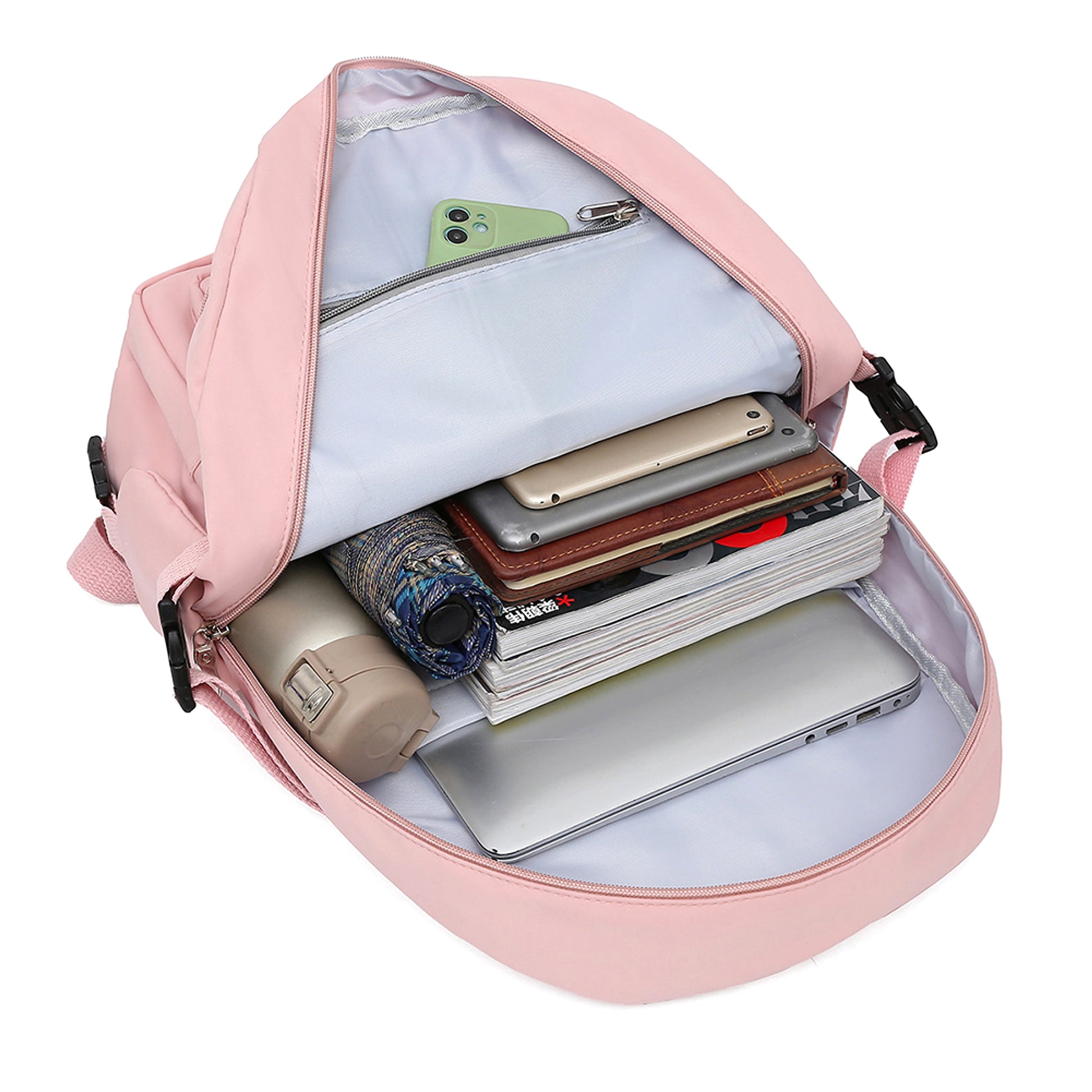 ALLFASHION™ – DazzlePack PU City Backpack - enhanced image 9