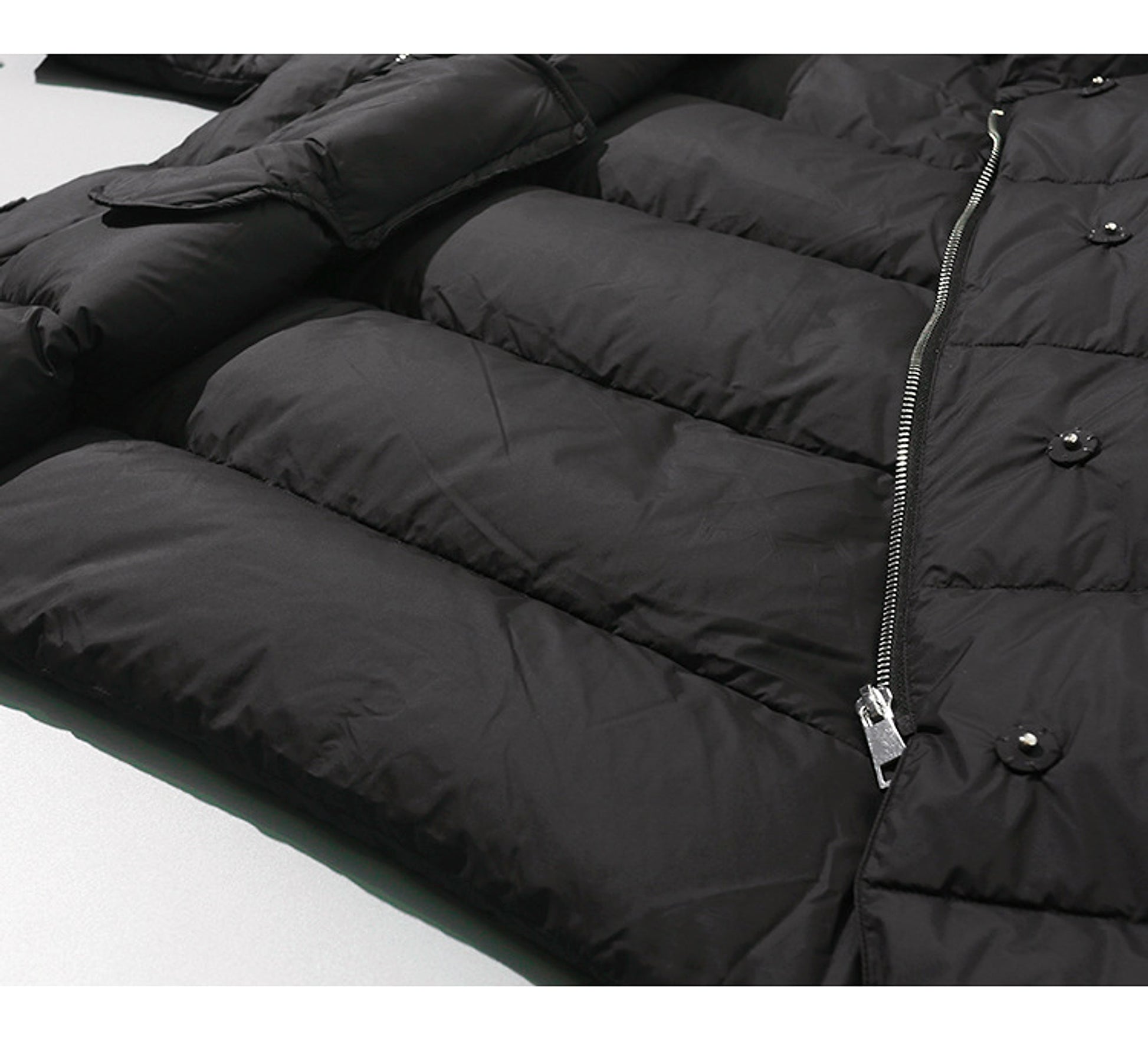 Women's Mid-Length Down Jacket – Ultra Warm with Stand Collar - enhanced image 9