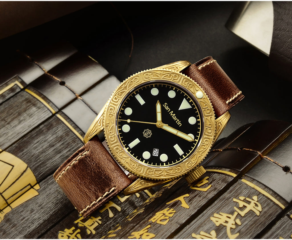 San Martin™ – Bronze Diver Automatic 200M - enhanced image 10