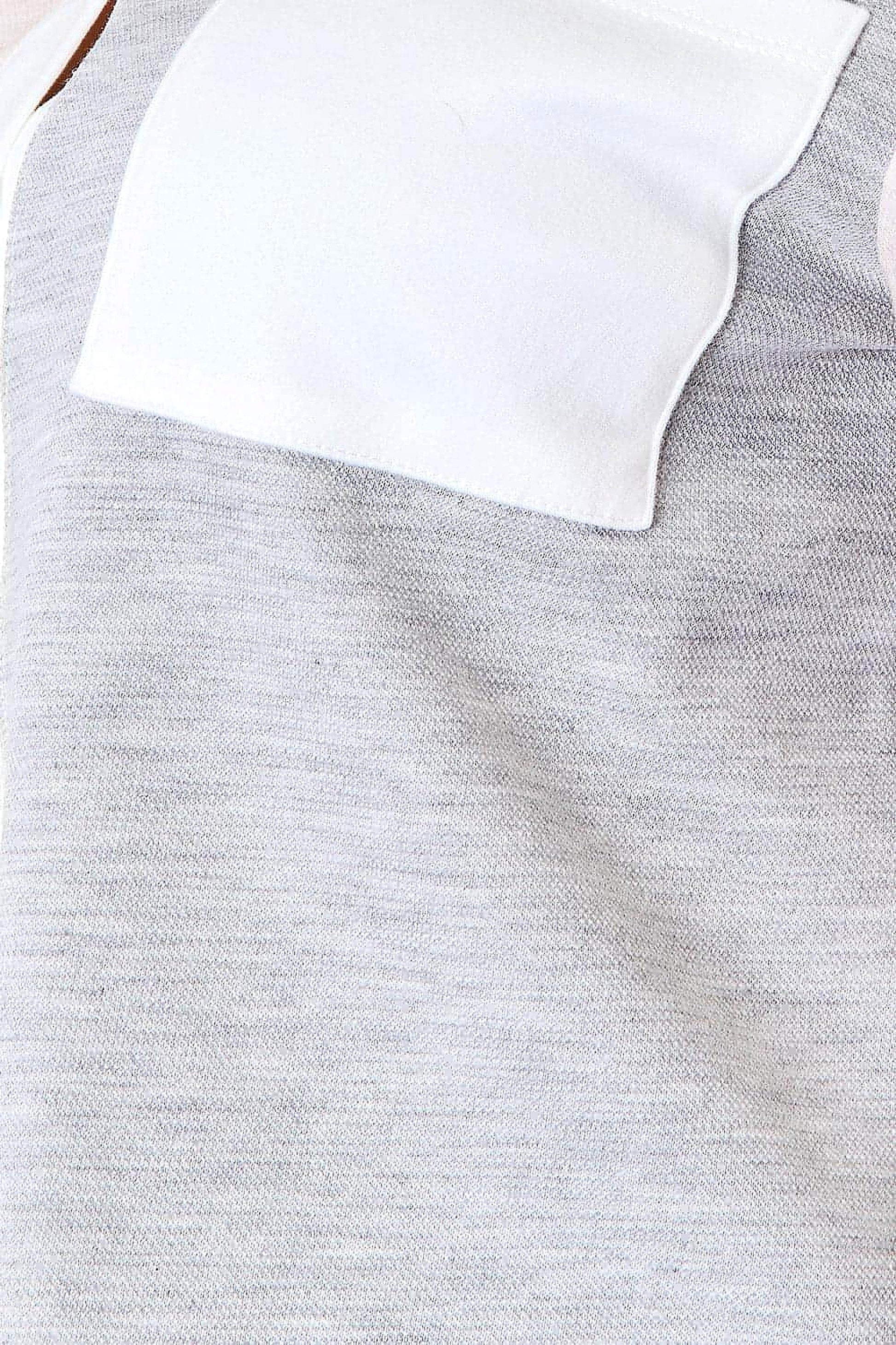 Double Take Color Block Curved Hem Shirt - enhanced image 10