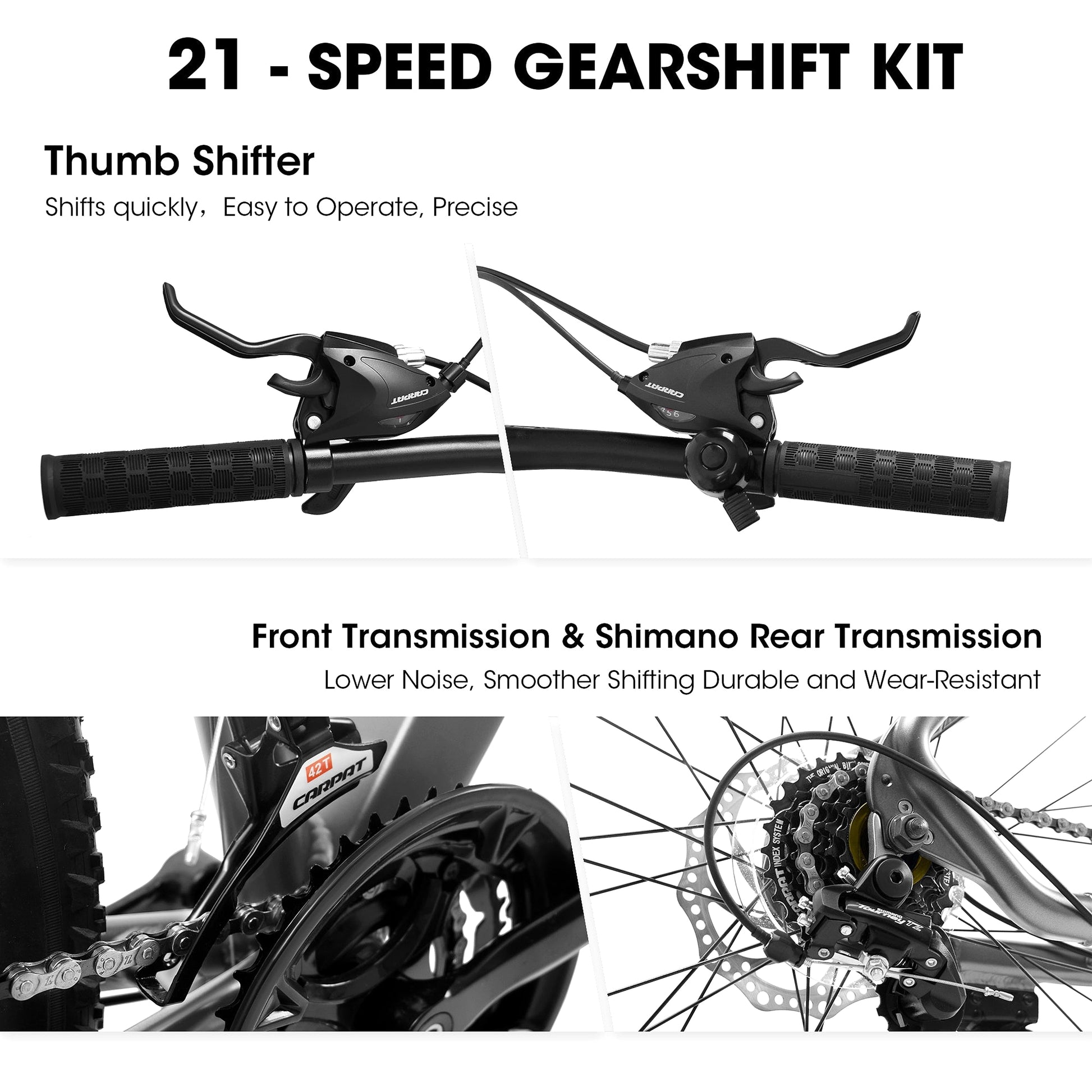 Ecarpat™ City-Cruizer – 29" Pro-Series Mountain Bike (21-Speed) - enhanced image 10