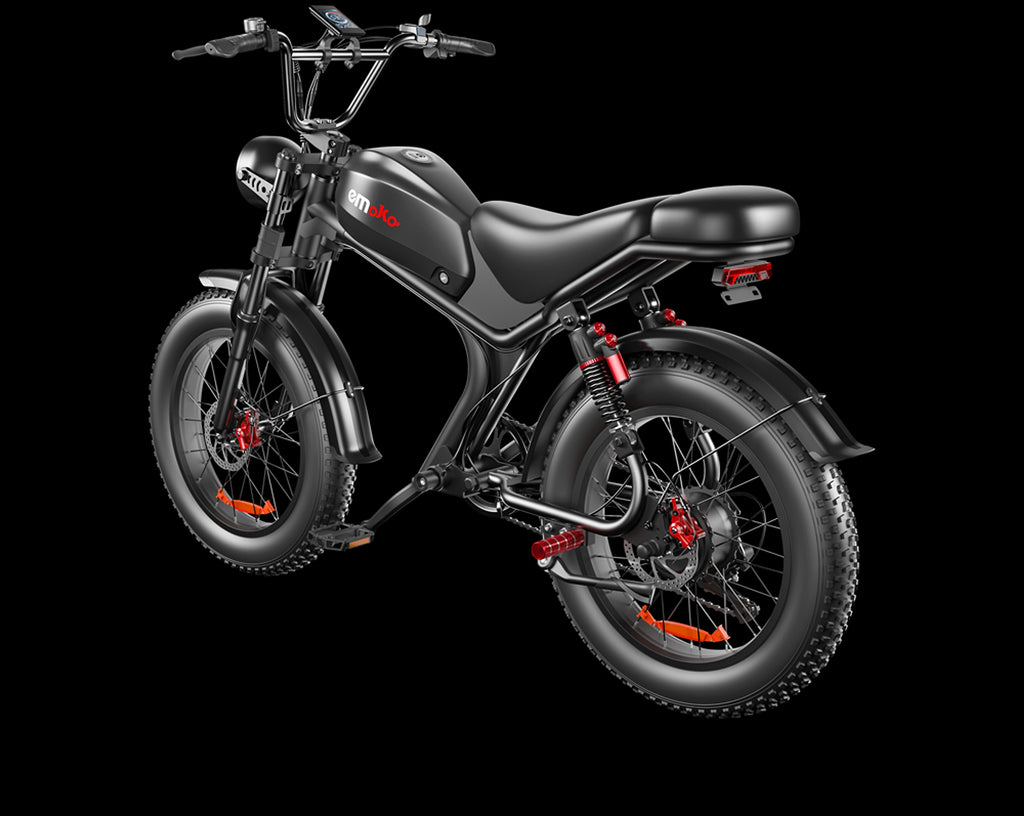 eMoto C93™ – 20" Retro-Style Electric Bike 1000W | 48V 20Ah Battery (US Warehouse) - enhanced image 10