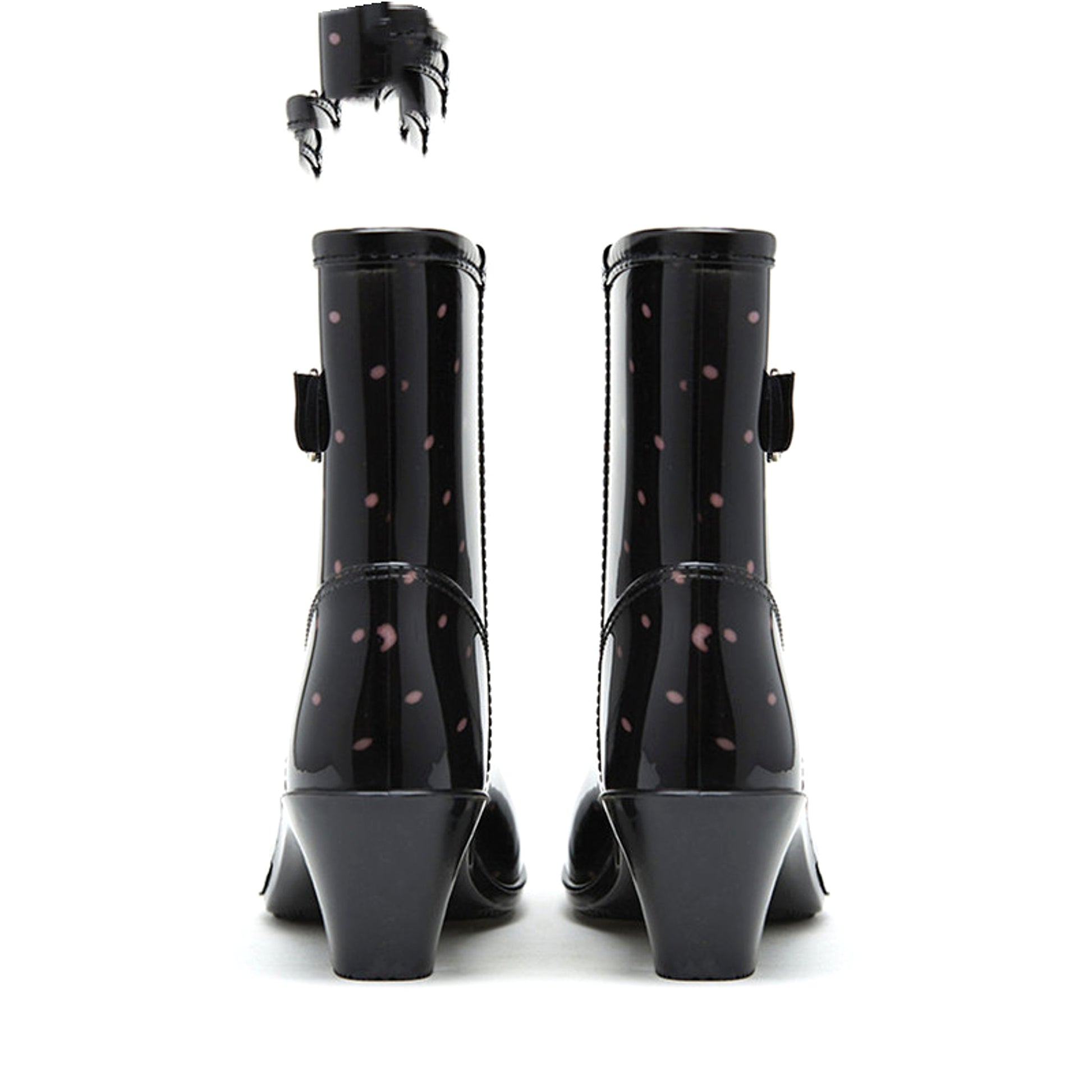 Fashion Buckle Rain Boots Female Mid-tube Non-slip Rubber Shoe Covers - enhanced image 10
