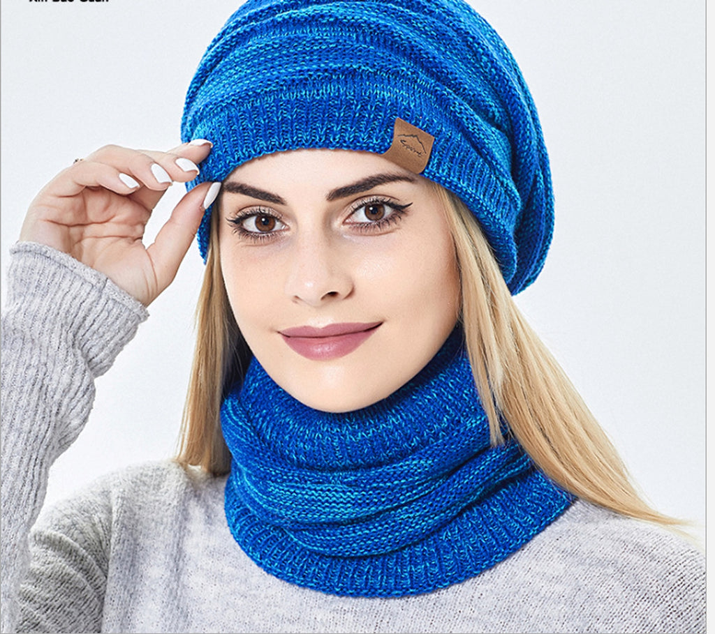 Fashionable Temperament Warm And Explosive Style Knitted Wool Ladies New Hedging Hat - enhanced image 10