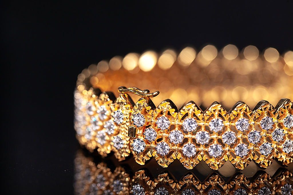 Gold Plated S925 Silver Fine Version Of The Lace Bracelet For Women - enhanced image 10