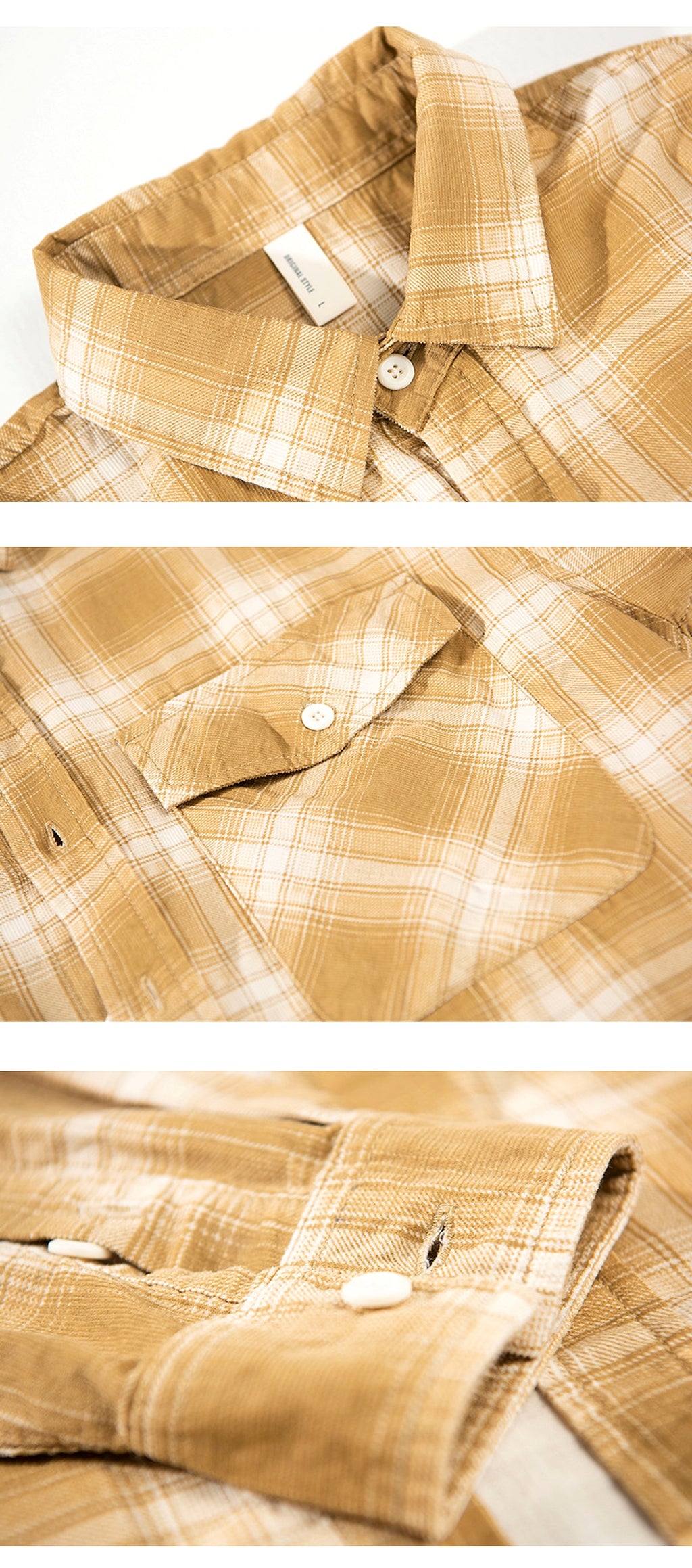 PlaidCraft™ – Pure Cotton Check Shirt for Men - enhanced image 10