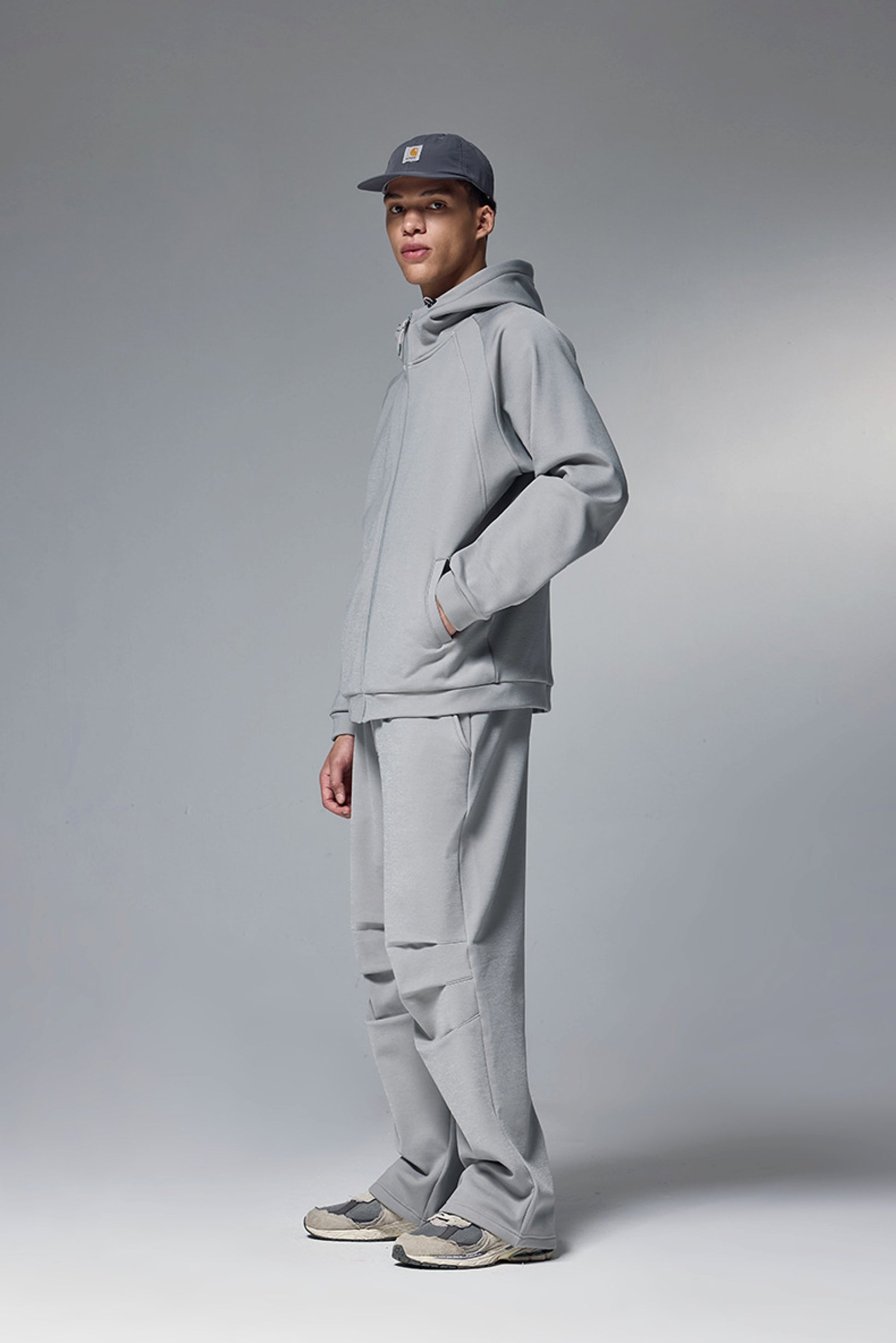 Hydrogen Four-sided Elastic Hooded Jacket Zipper Windproof Fleece Sweater - enhanced image 10