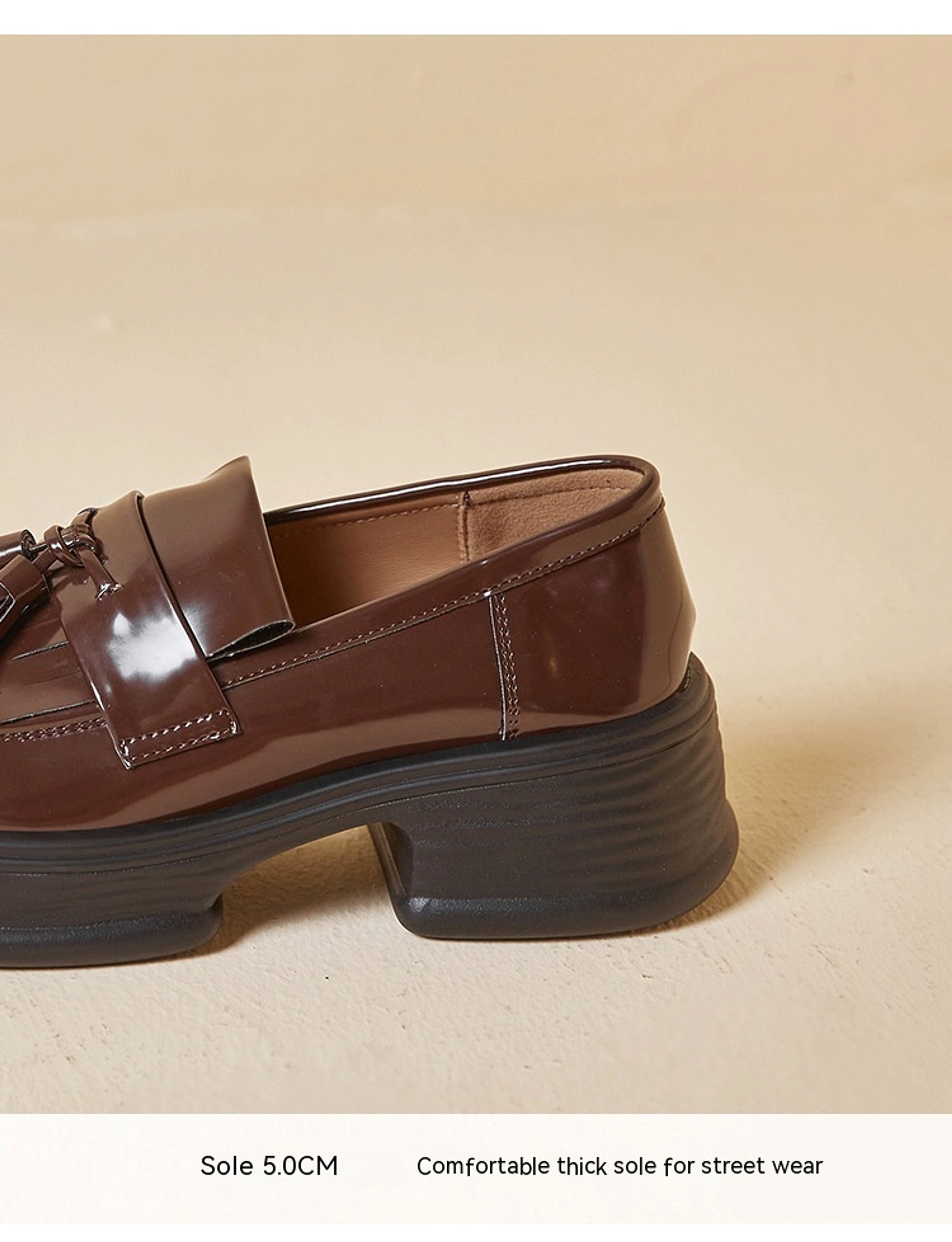 Ladies Tassel Japanese Leisure Small Leather Shoes Women - enhanced image 10