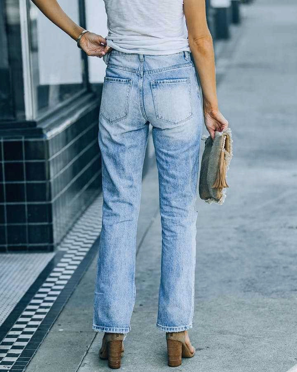 SkyFade™ - Fashion Street Washed Jeans - enhanced image 10