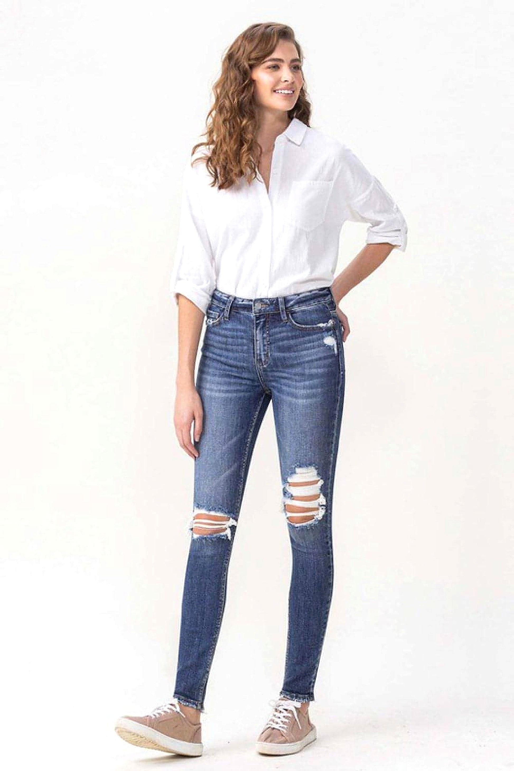 Lovervet Hayden Full Size High Rise Skinny - enhanced image 10