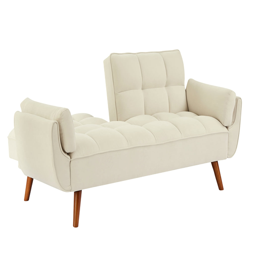 LuneluX – Adjustable Linen Sofa Chair (Beige) - enhanced image 10
