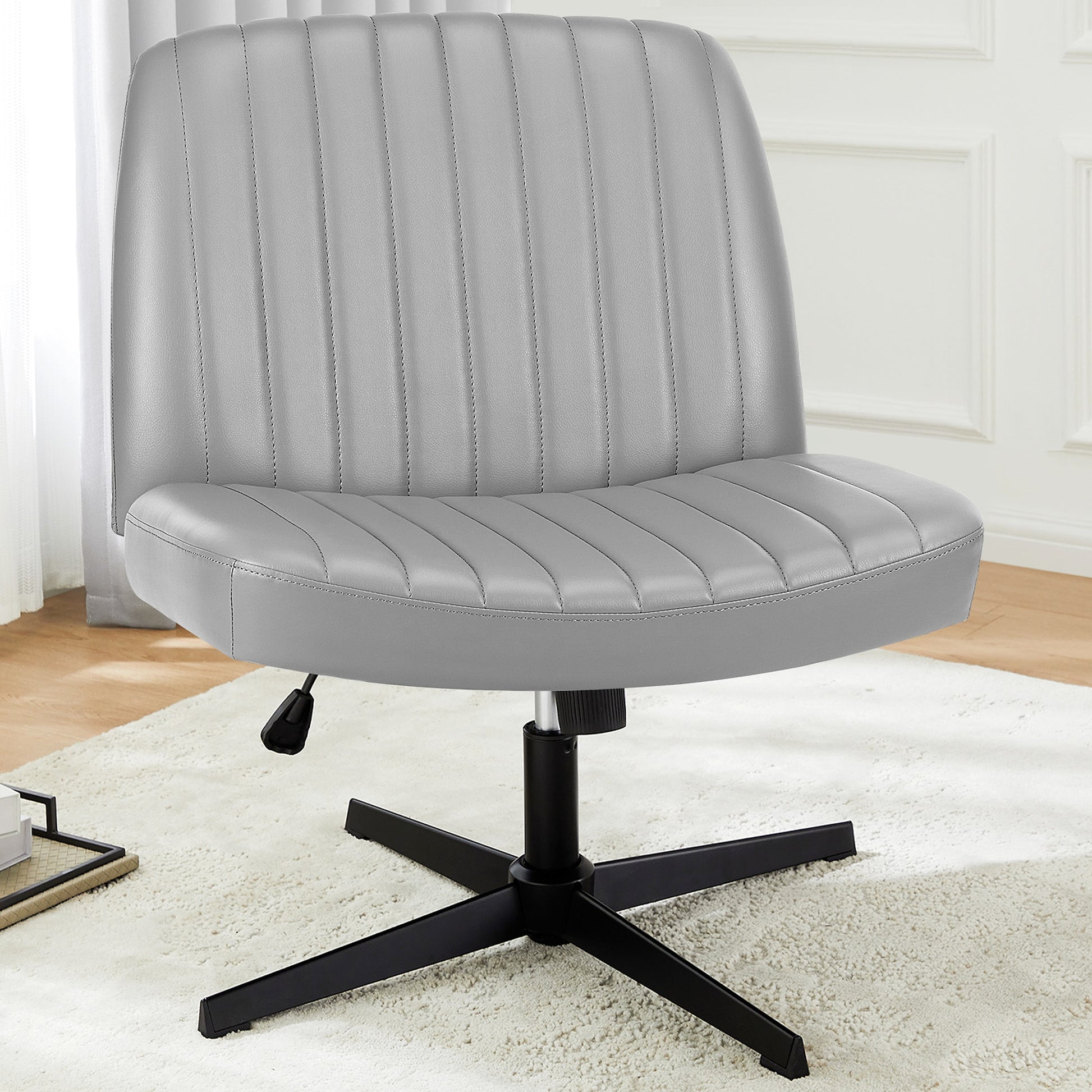 LuneluX_Home – Crossover Armless Swivel Chair - enhanced image 10