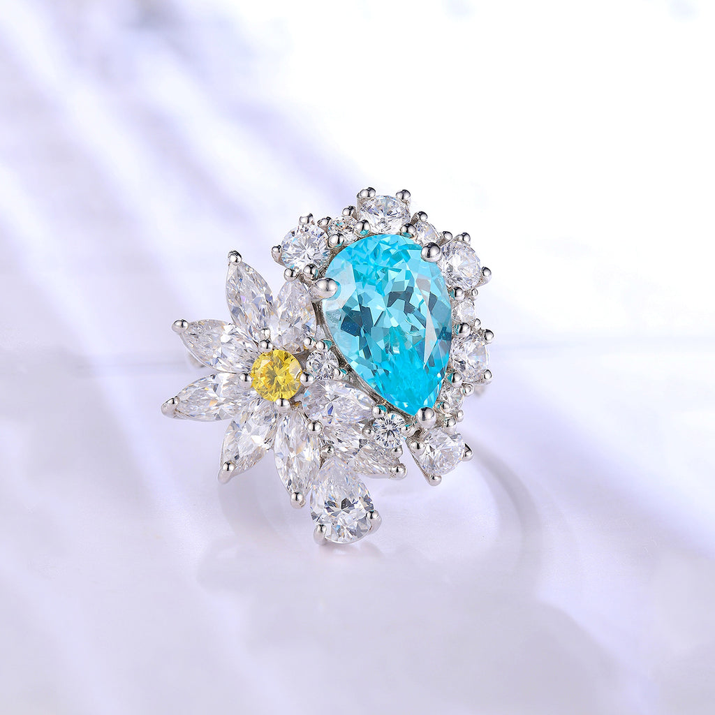 LuxeJewels™ – Cultivate Paraiba Diamond Ring - enhanced image 10