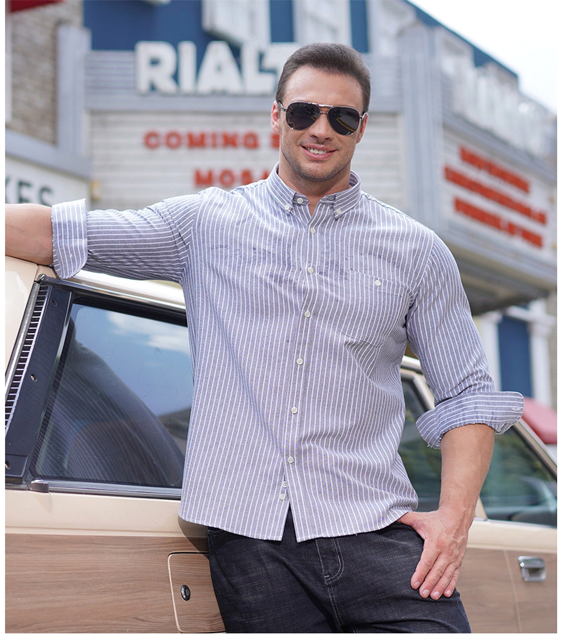 Men Business Trends Cotton Long Sleeve DressShirt - enhanced image 10