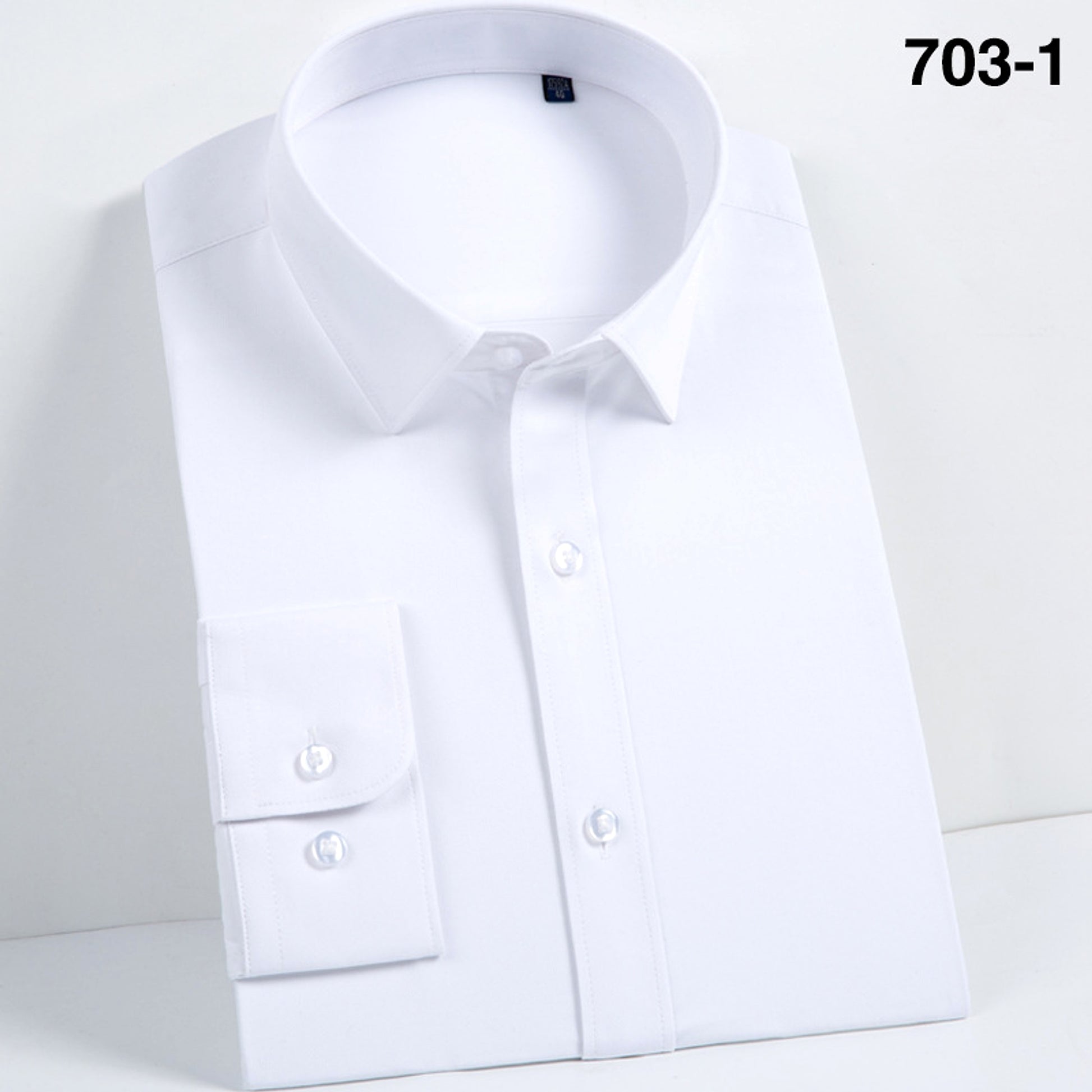 Men DressShirt Long Sleeve Shirt - enhanced image 10