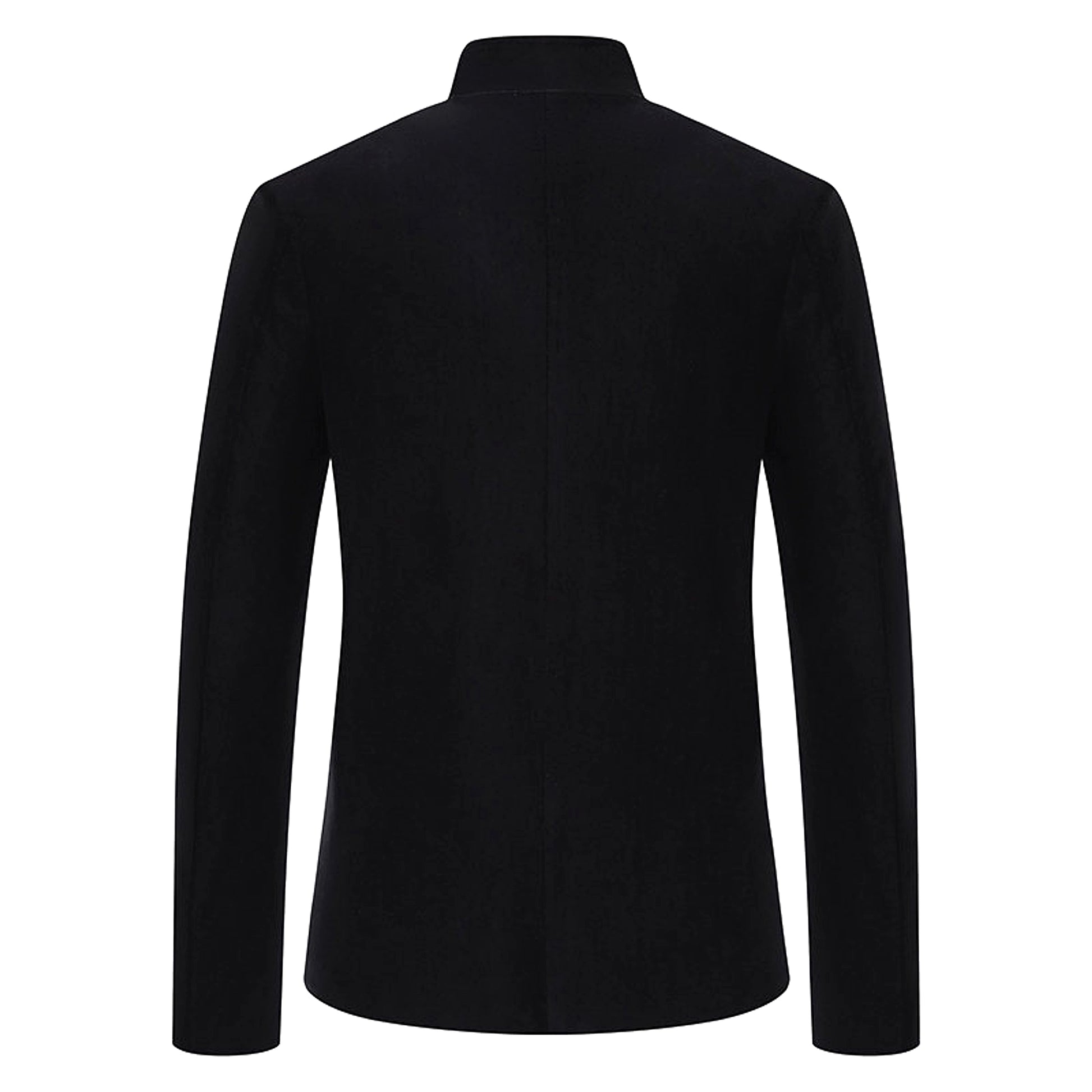 UrbanEdge™ – Color Stitching Mandarin Collar Blazer - enhanced image 10
