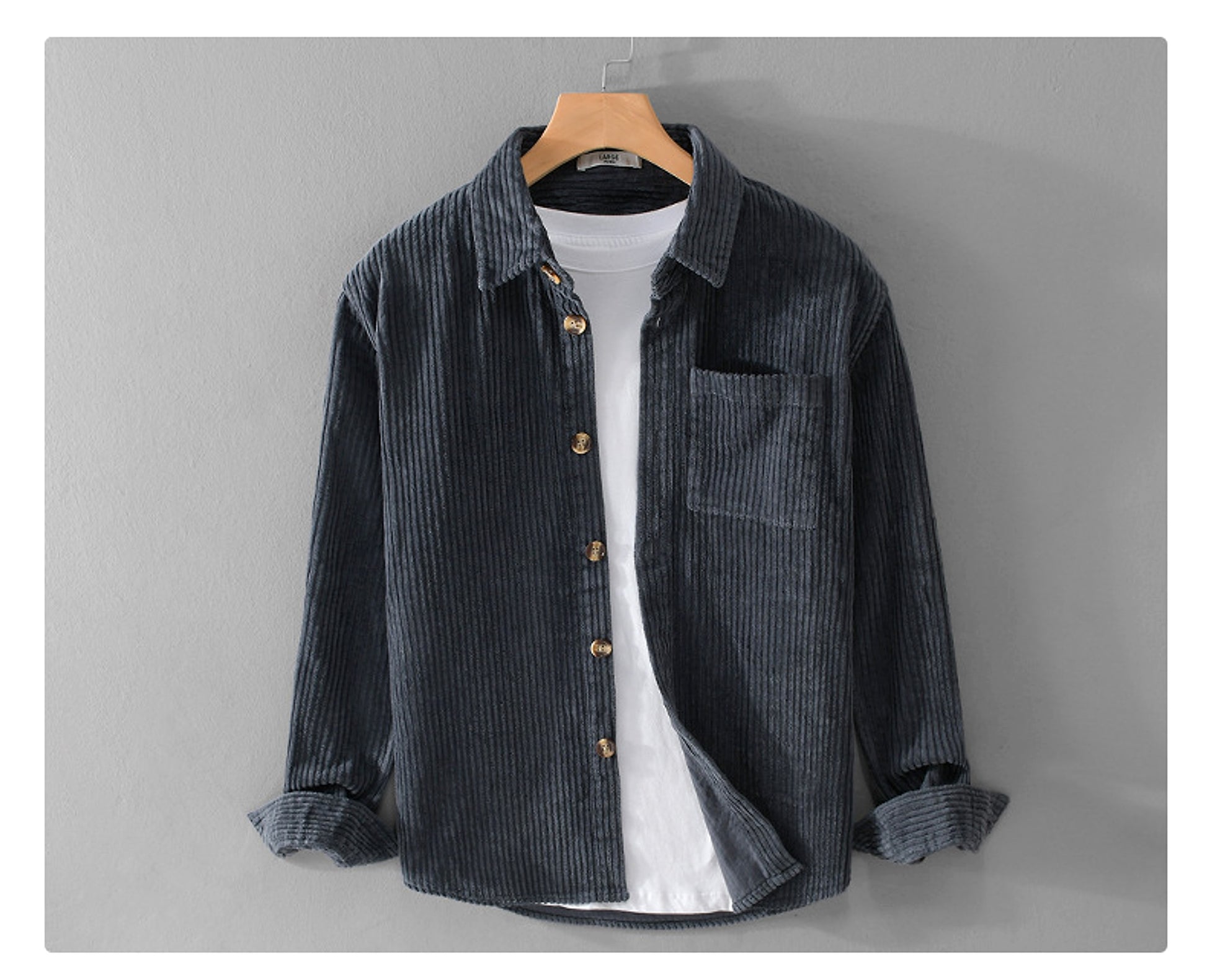 VelvEdge™ – Heavy Corduroy Overshirt Jacket - enhanced image 10