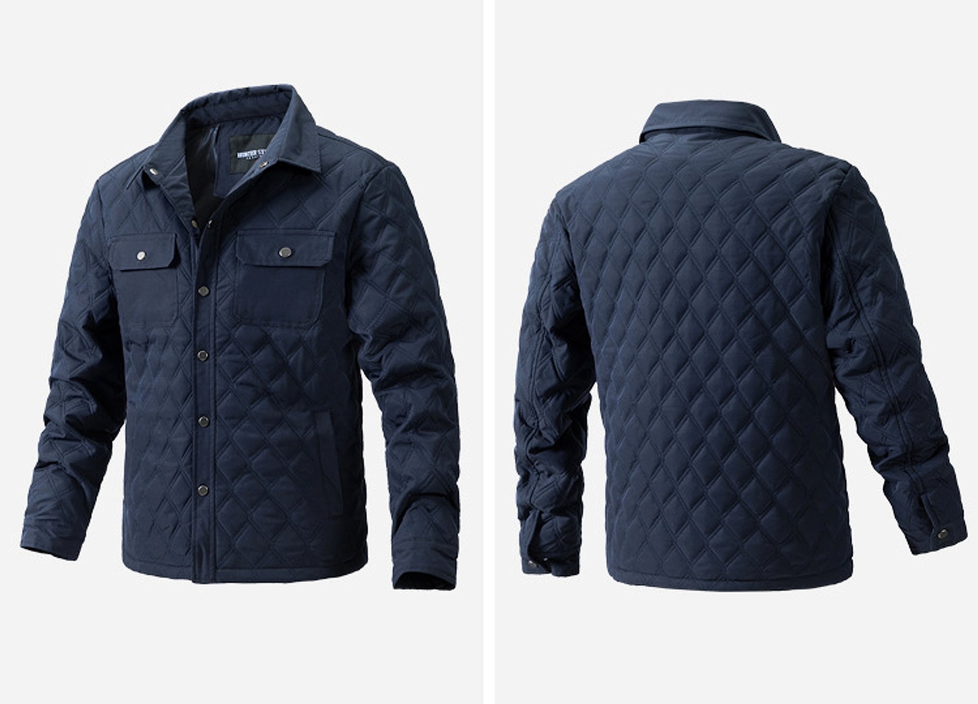 Men's Fashion Jacket Business Jacket Cotton Jacket - enhanced image 10
