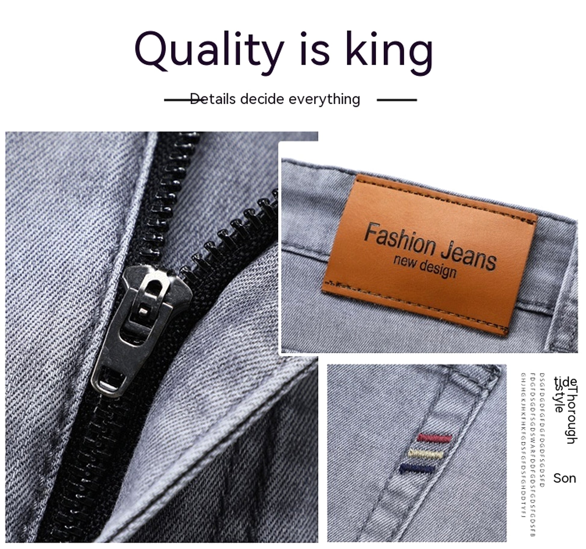 Men's Fashion Loose Casual Long Pants (Jeans & Pants) - enhanced image 10