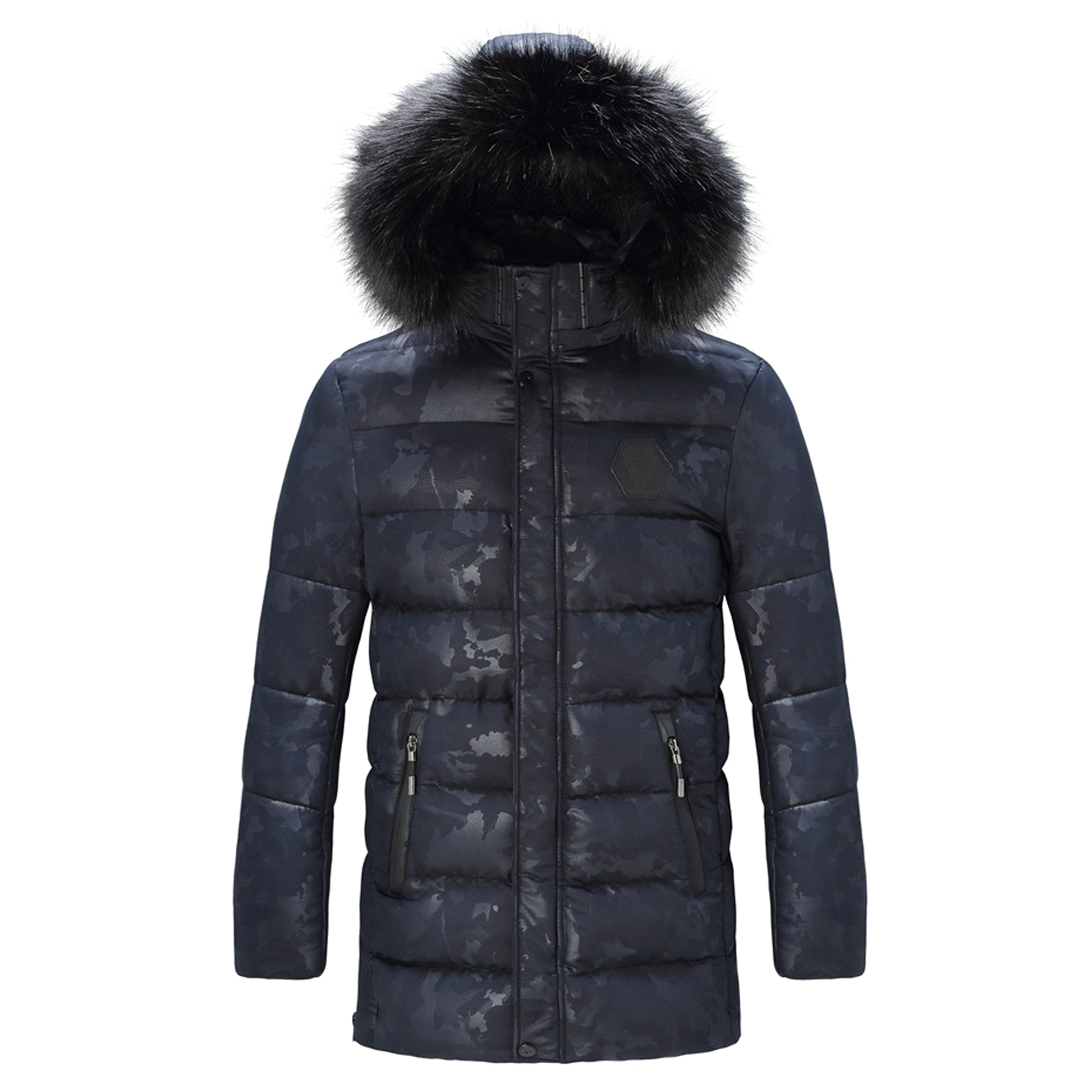 Men's Short Thickened Winter Outdoor Cotton-padded Clothing British Fur Collar Coat Jacket - enhanced image 10