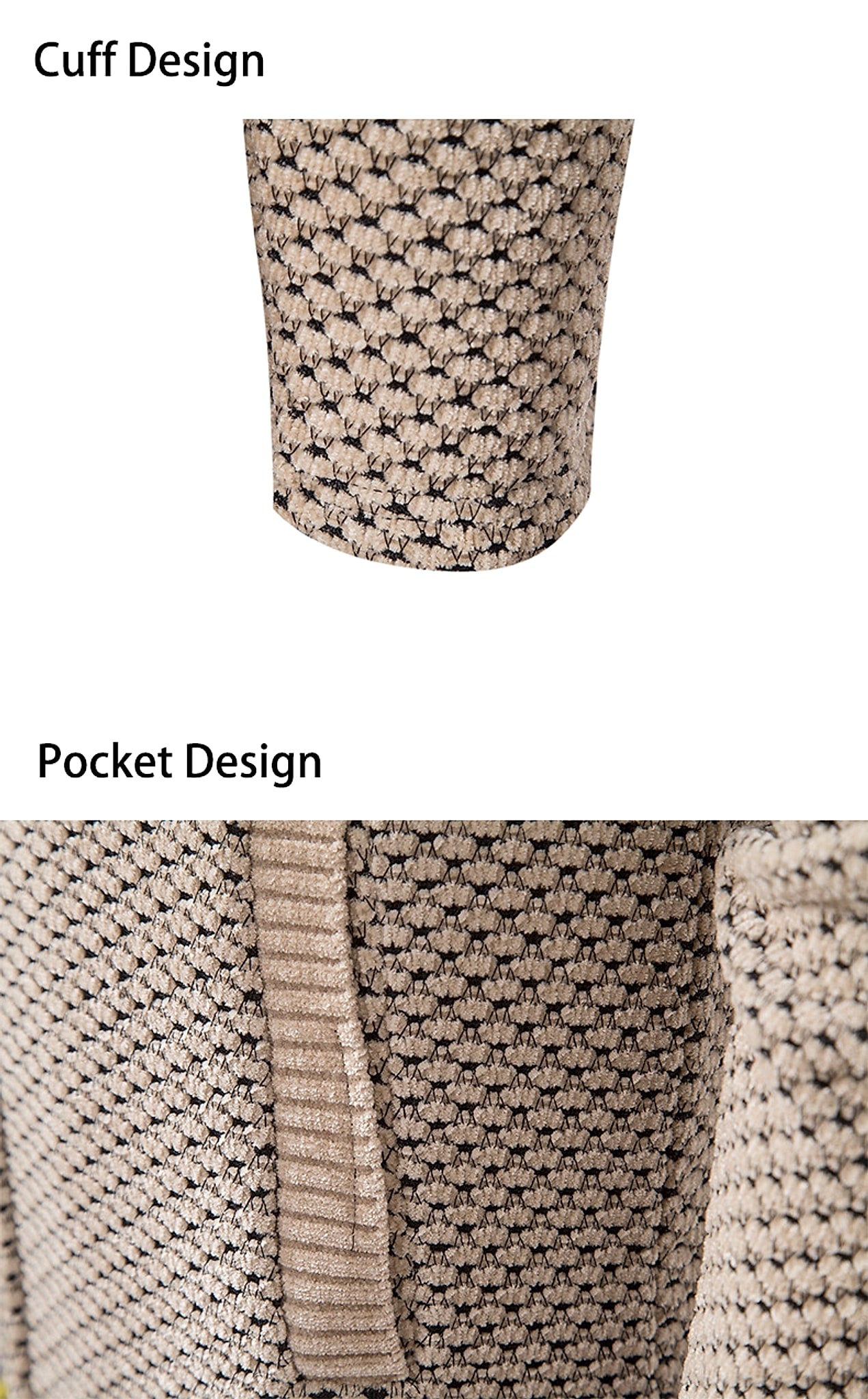 A.1 Men's Solid Color Cardigan Sweater - enhanced image 10