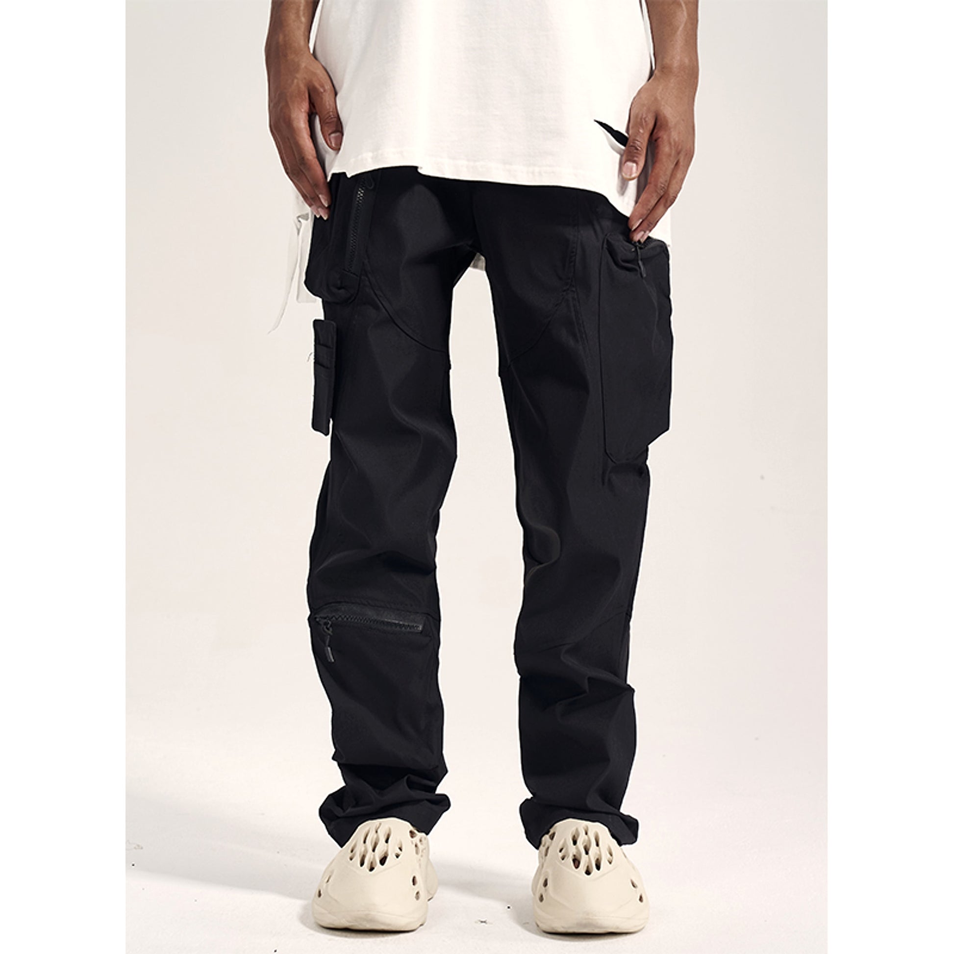 Multi-pocket Hook And Loop Chaopai Sports Casual Pants Men - enhanced image 10